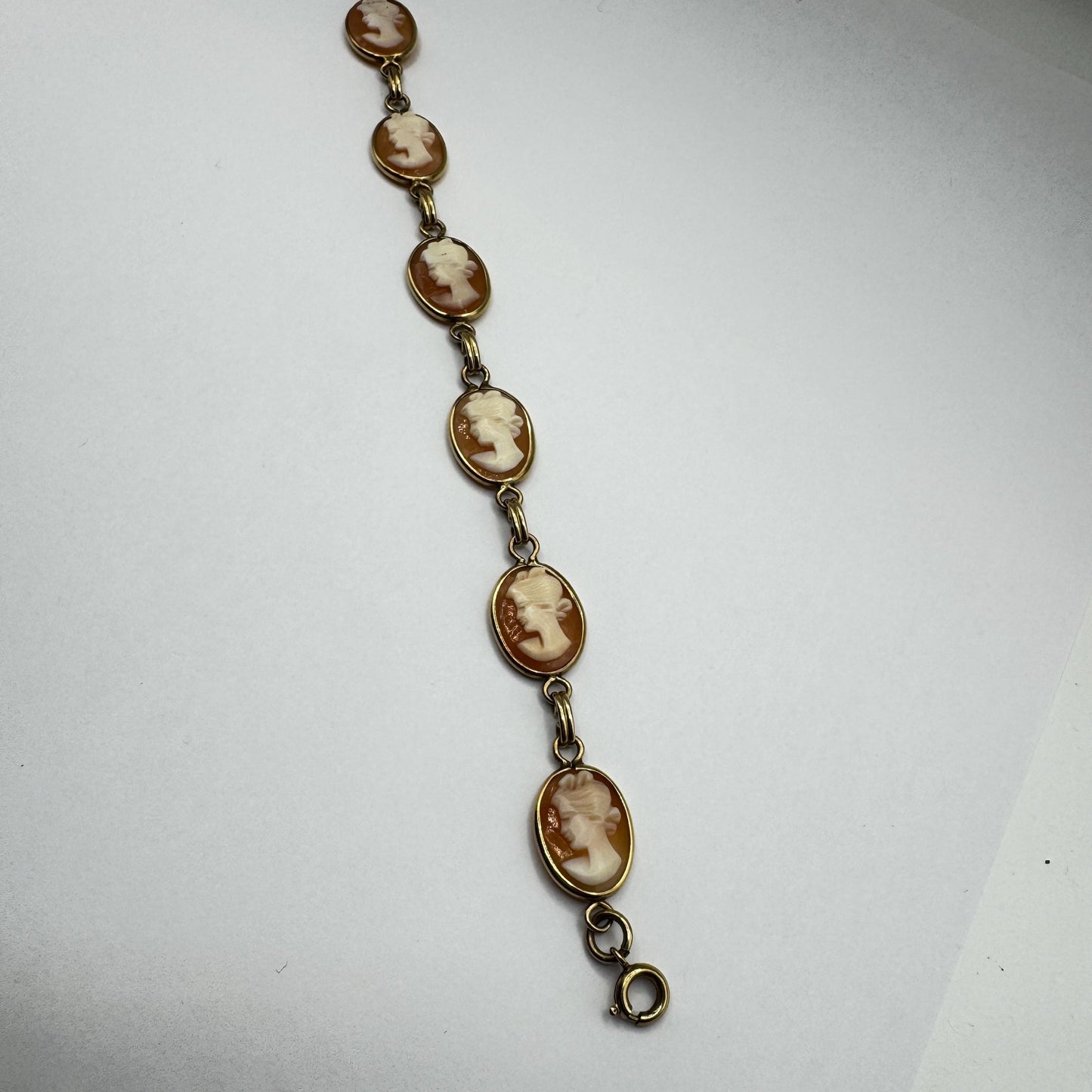 Vintage Cameo Bracelet Gold Filled
