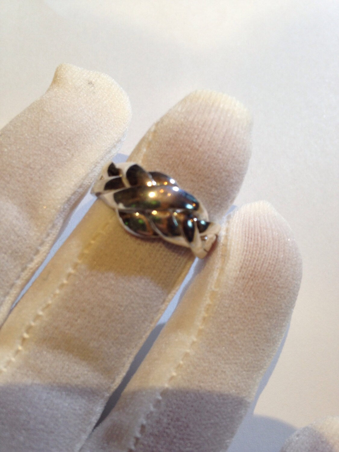Vintage Sterling Silver Puzzel Ring