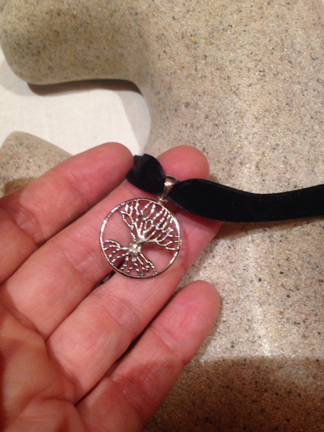 Ancient Entwined Tree of Life Dangle Pendant