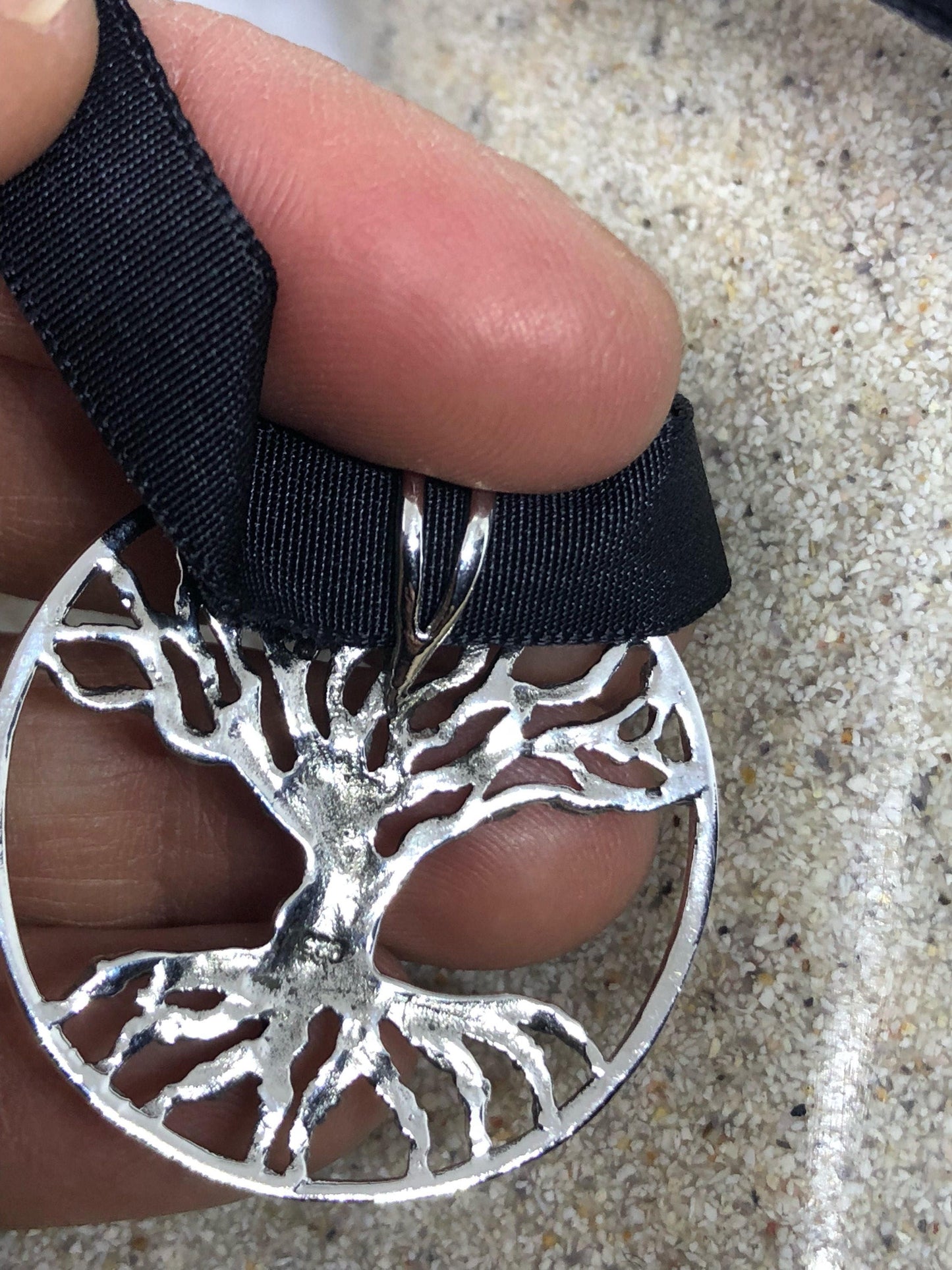 Ancient Entwined Tree of Life Dangle Pendant