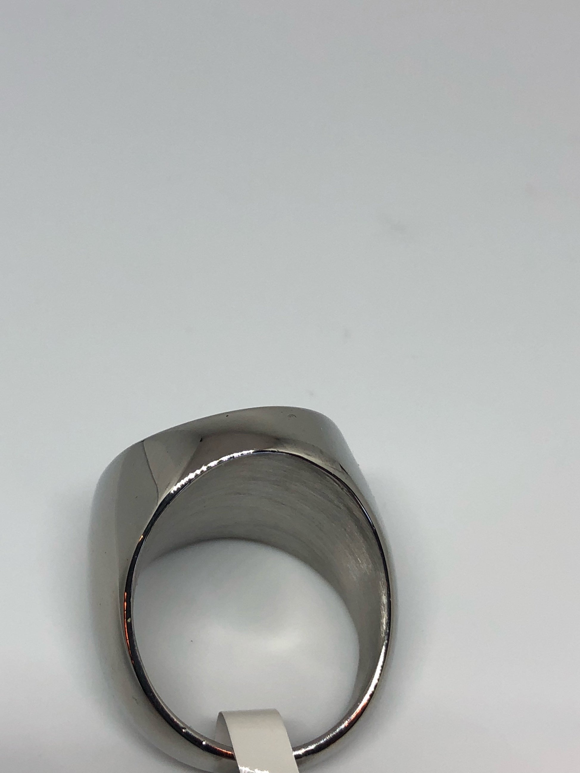 Vintage Gothic Stainless Steel Free Mason G Mens Ring