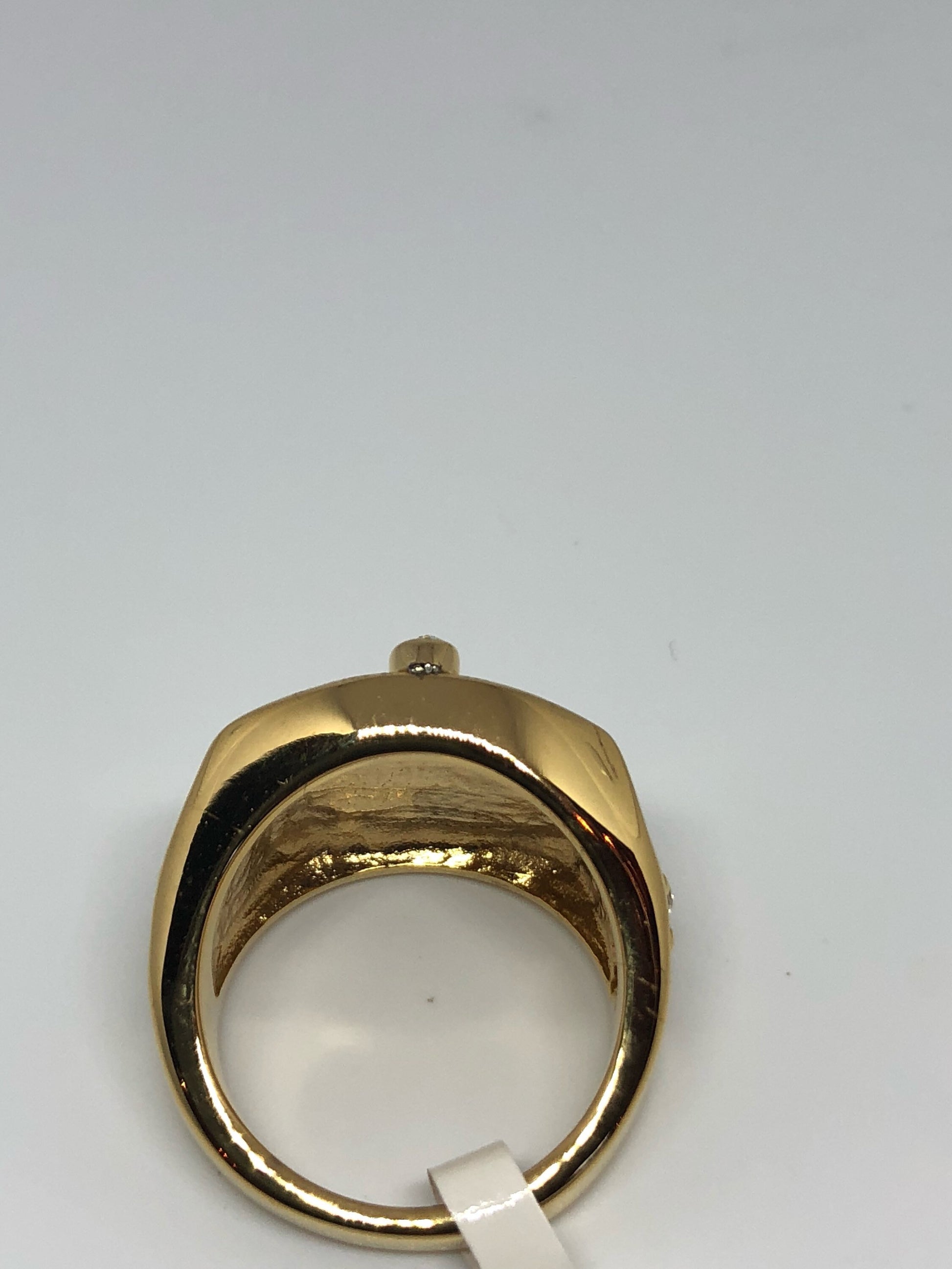 Vintage Gothic Golden Stainless Steel Free Mason G Men Ring