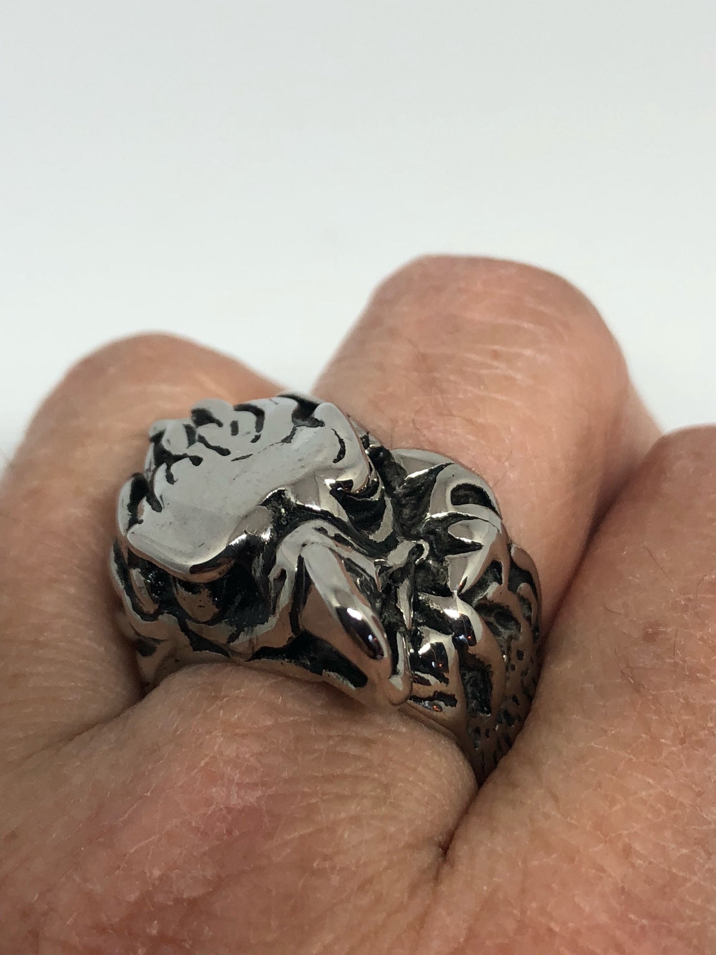 Vintage American Eagle Southwestern Mens Eagle Ring