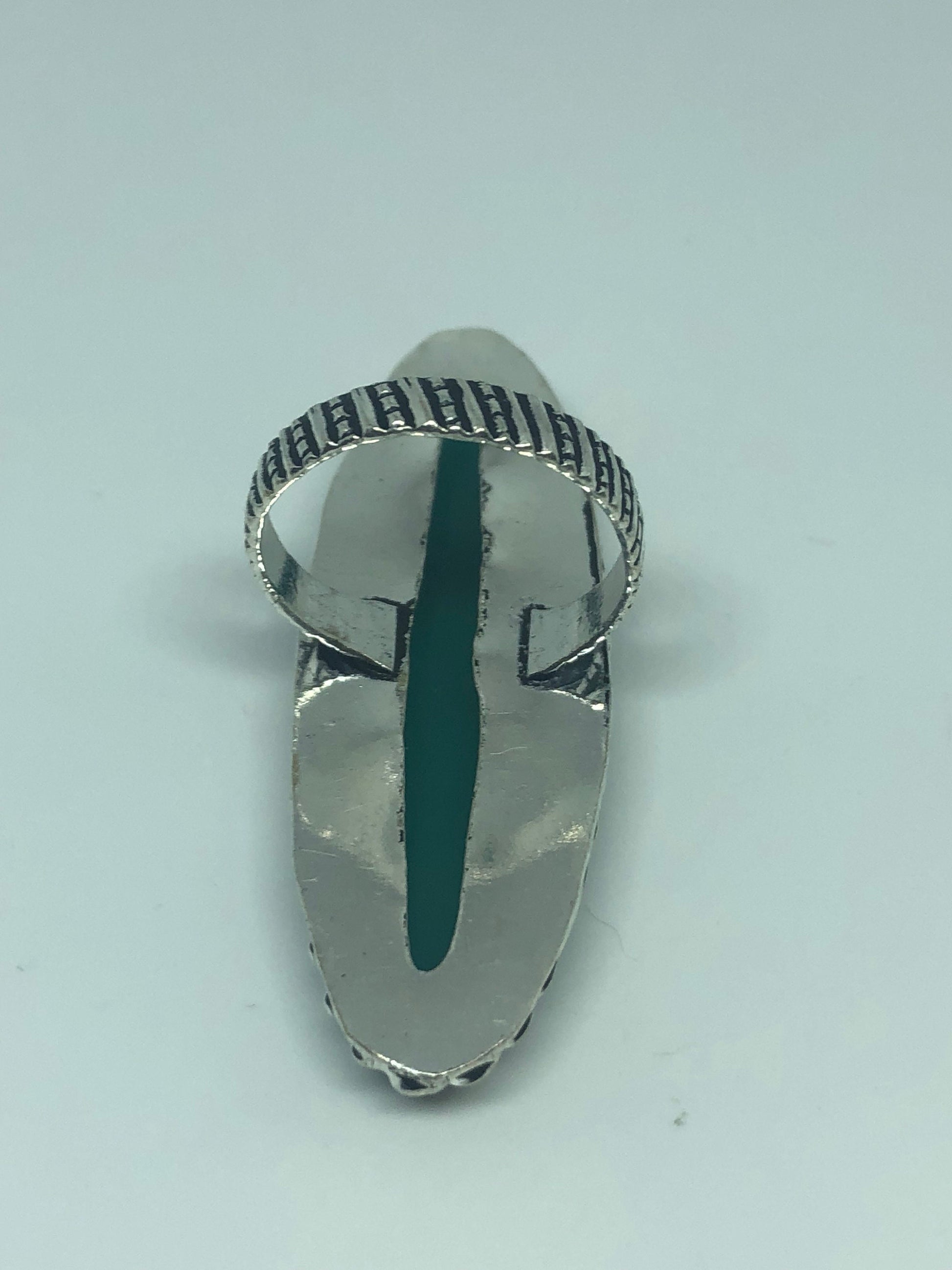 Vintage Green Nephrite Jade Ring