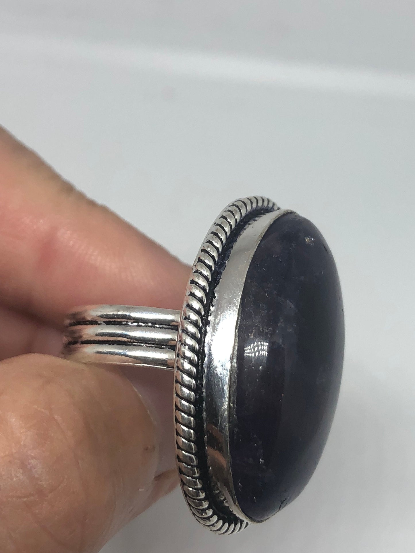 Vintage Genuine Purple Amethyst Ring