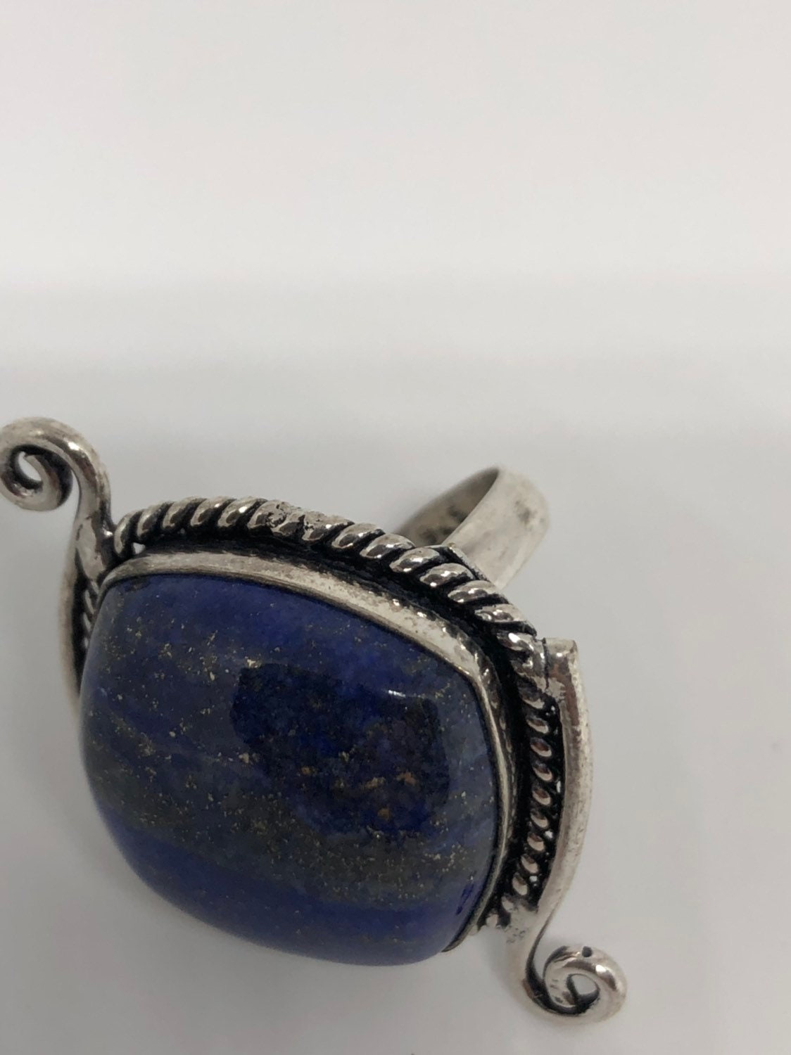 Vintage Blue Genuine Lapis Lazuli Ring