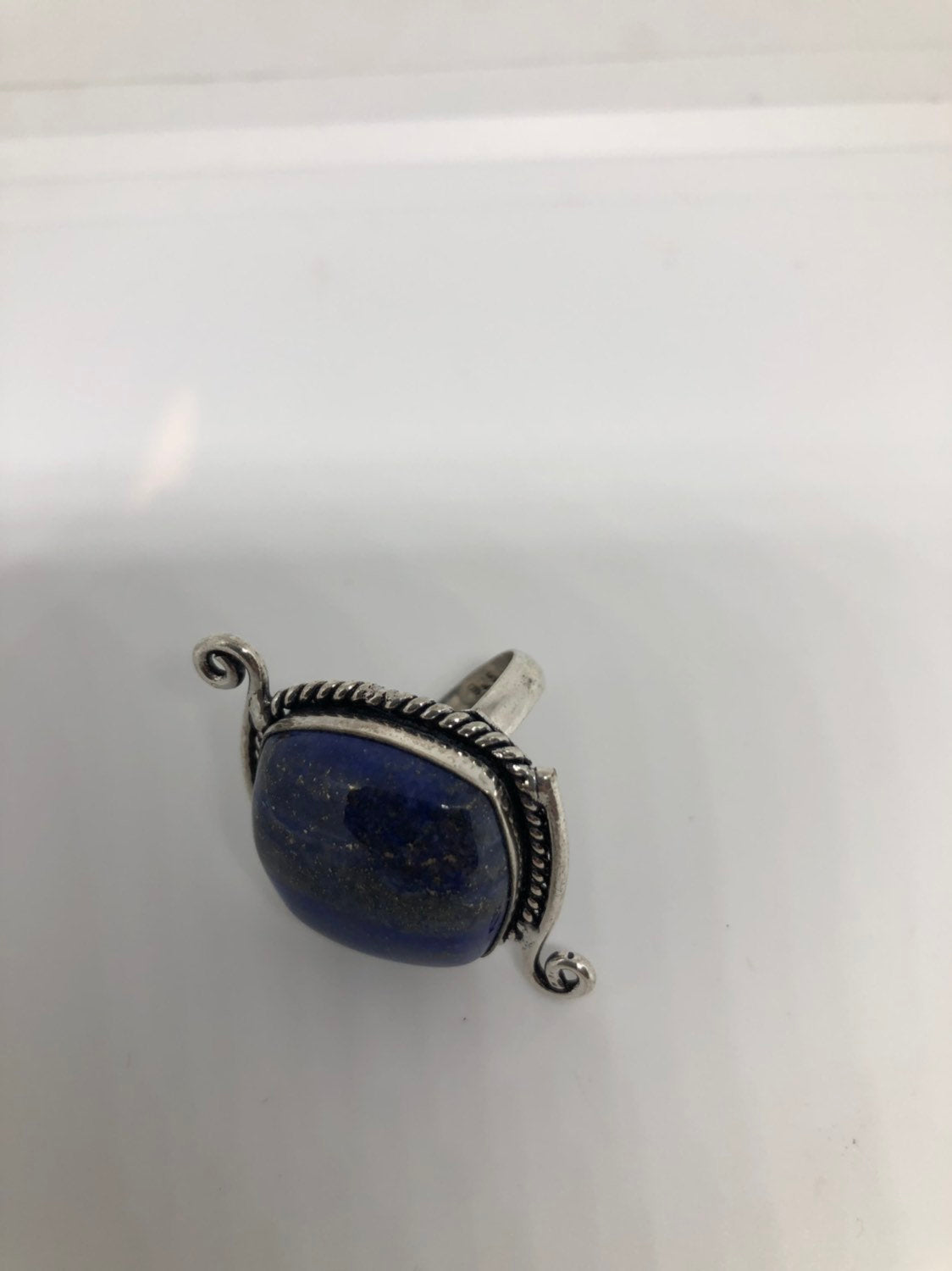 Vintage Blue Genuine Lapis Lazuli Ring