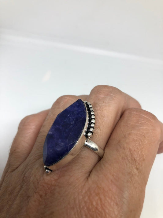Vintage Blue Genuine Lapis Lazuli Ring