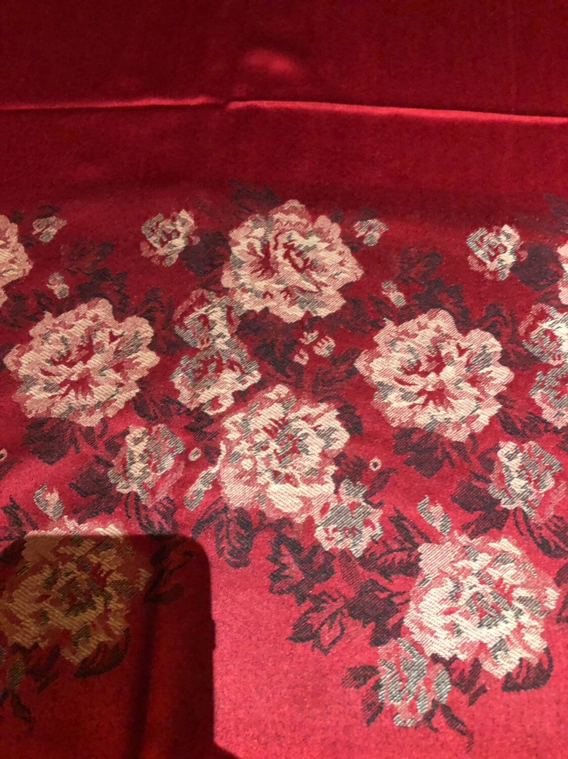 Vintage Paisley Brocade Pashmina Scarf Wrap