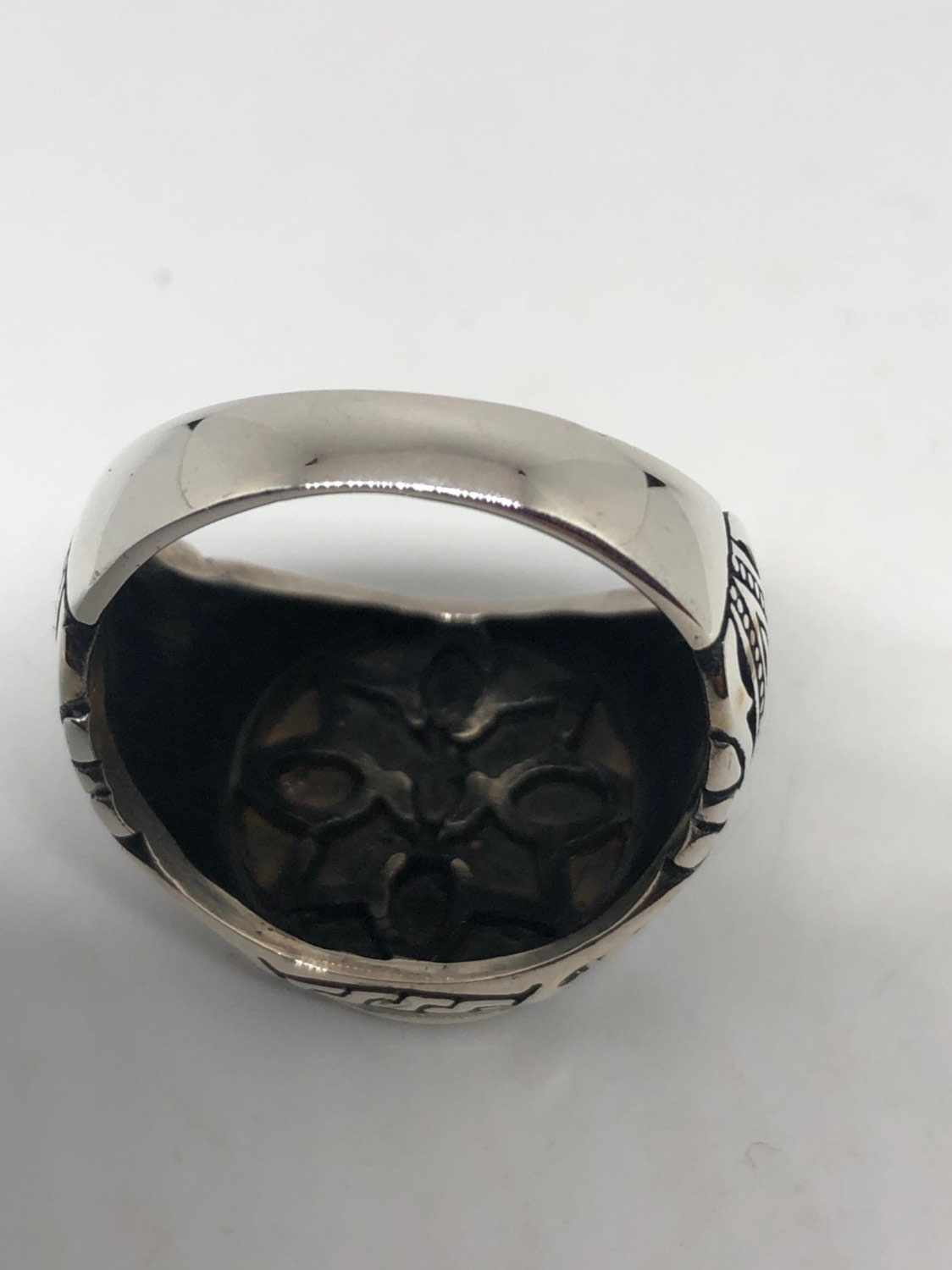 Vintage Double Headed Eagle 925 Sterling Silver Ring