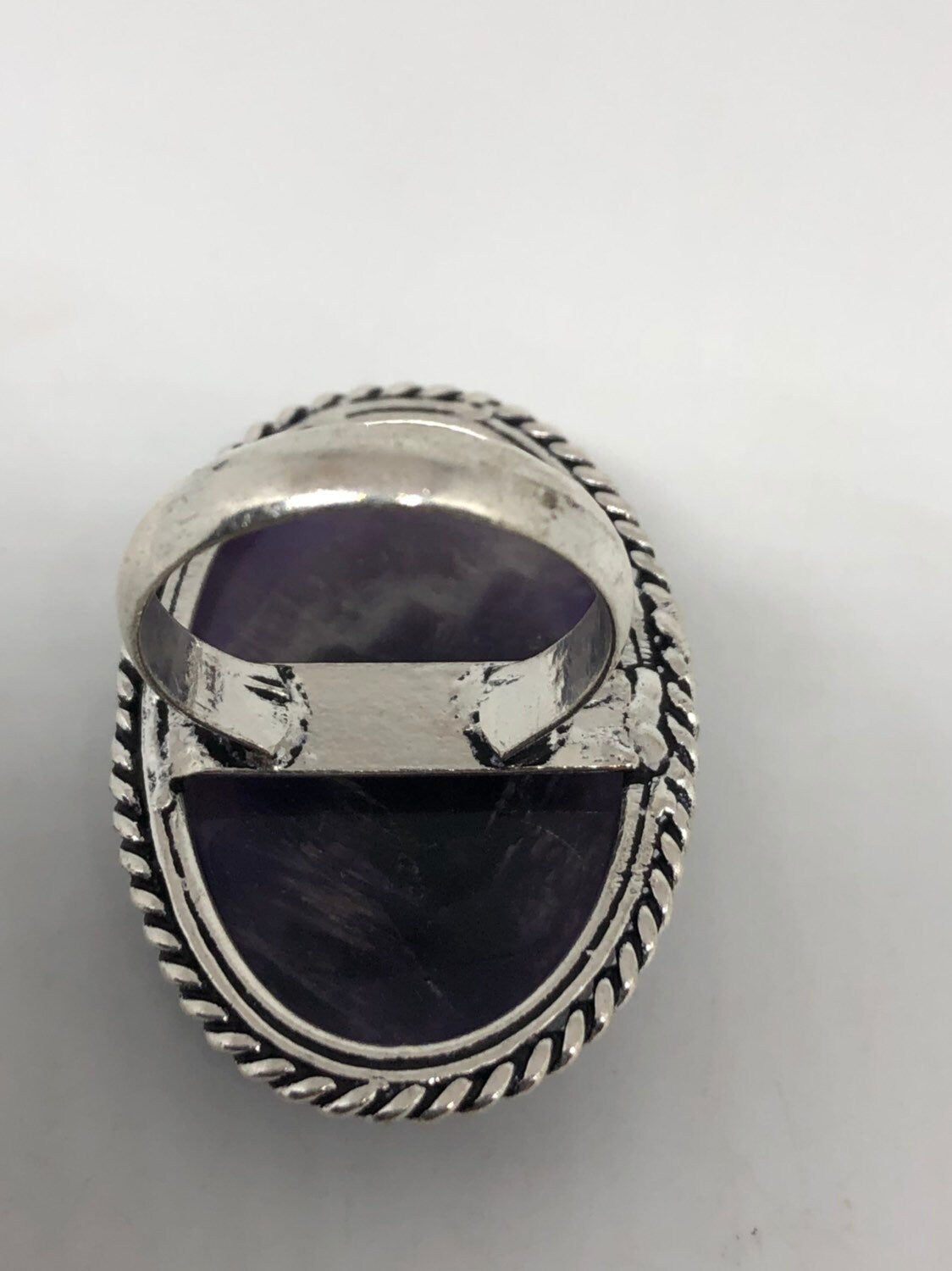 Vintage Purple Genuine Amethyst Ring