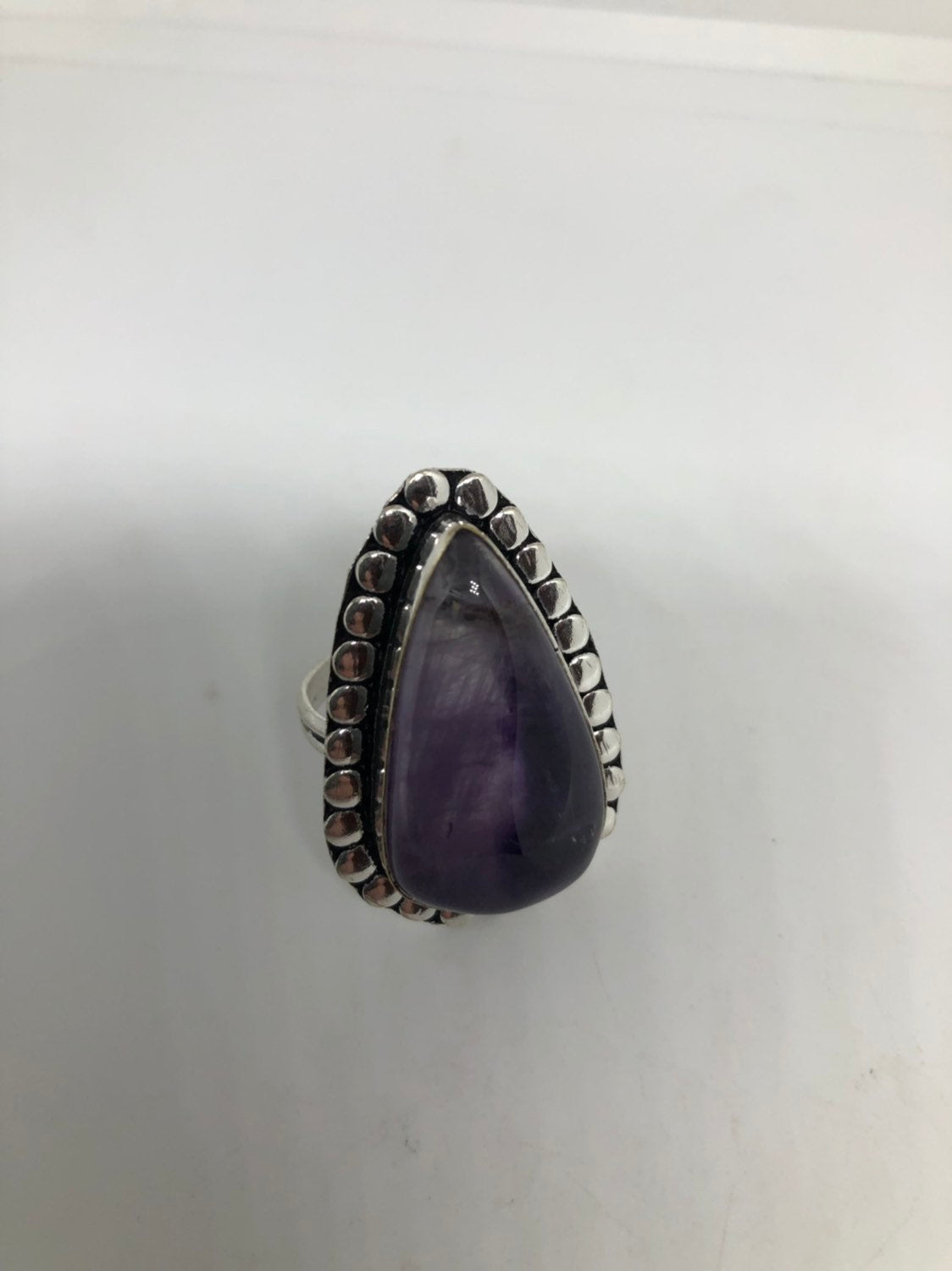 Vintage Purple Amethyst Cocktail Ring