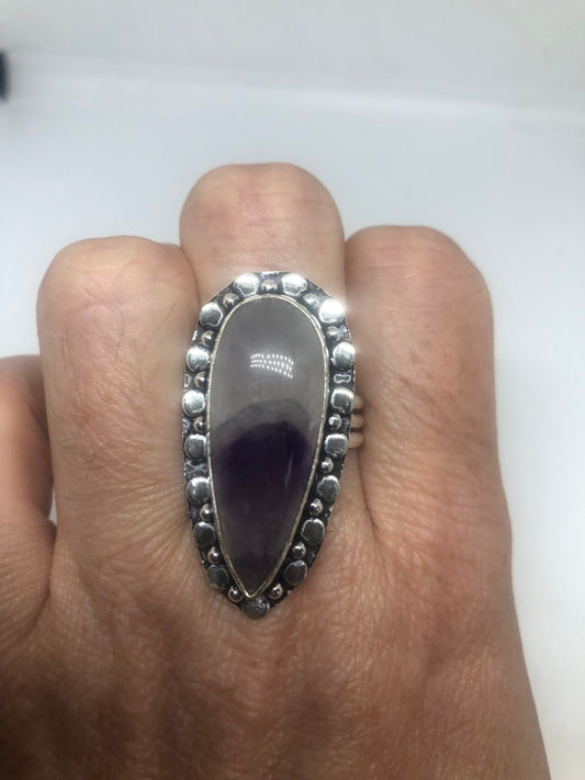 Vintage Purple Genuine Amethyst Ring