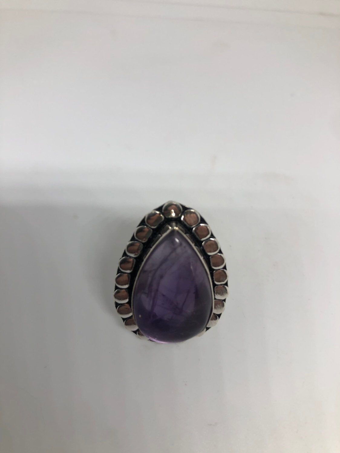 Vintage Purple Genuine Amethyst Ring