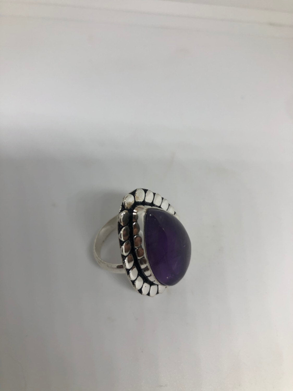 Vintage Purple Genuine Amethyst Ring