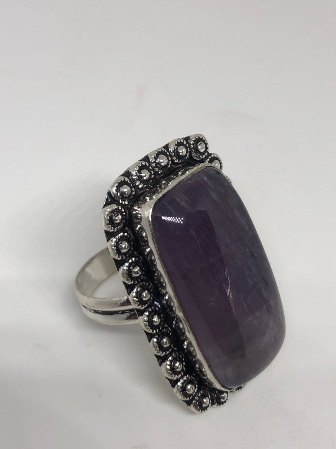 Vintage Purple Genuine Amethyst Ring