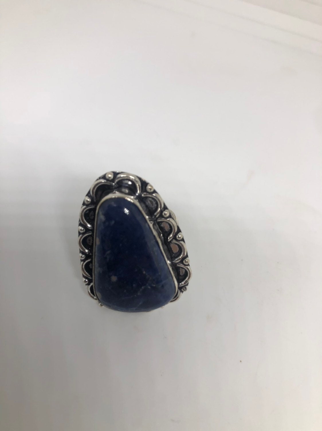 Vintage Blue Genuine Lapis Lazuli Ring