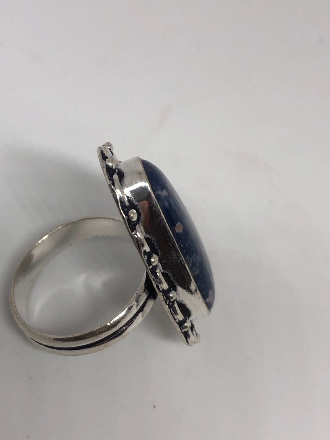 Vintage Blue Genuine Lapis Lazuli Ring