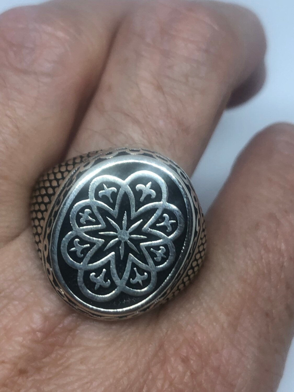 Vintage Celtic 925 Sterling Silver Ring