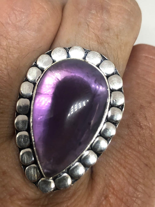 Vintage Purple Genuine Amethyst Ring