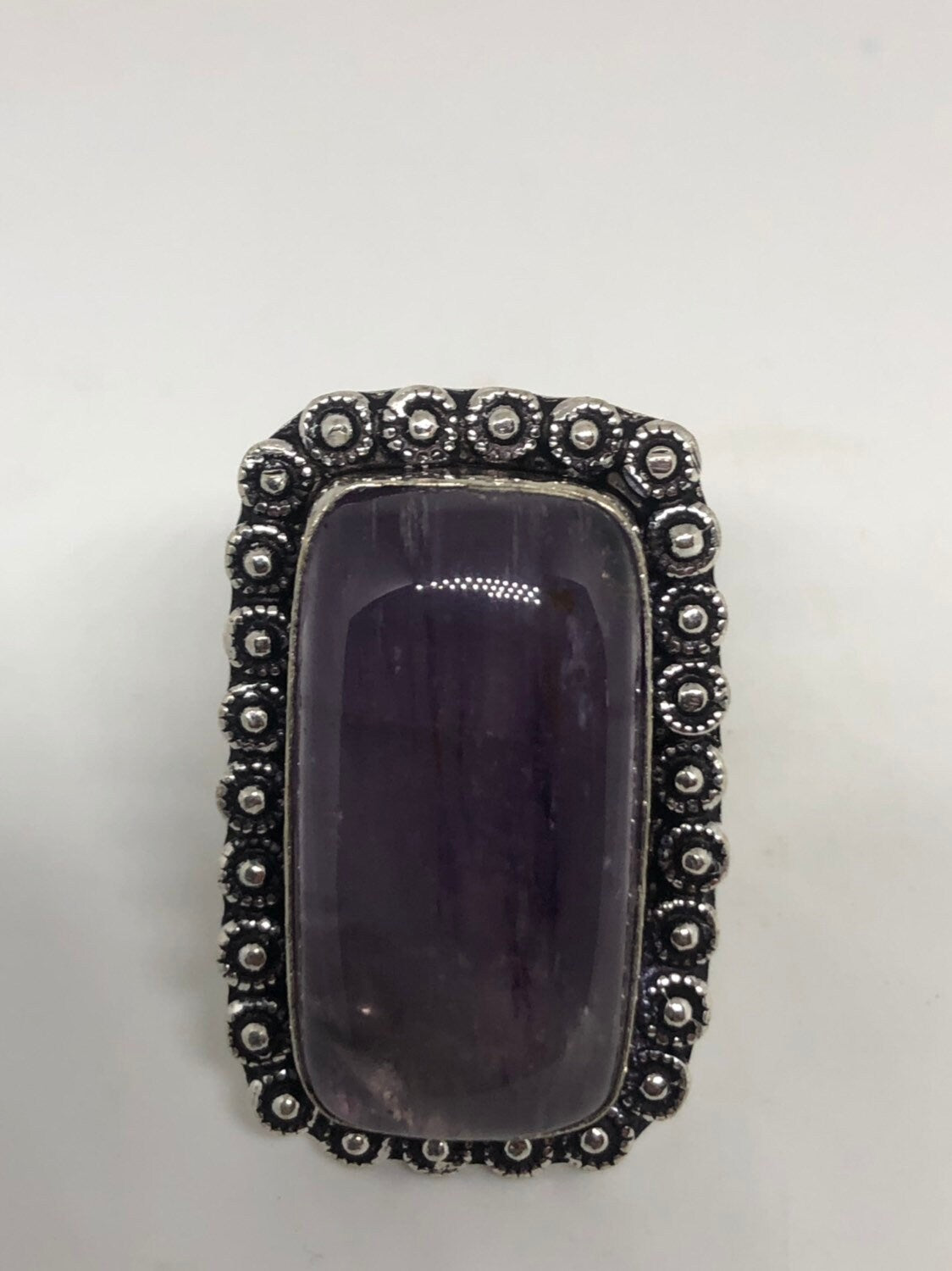 Vintage Purple Genuine Amethyst Ring