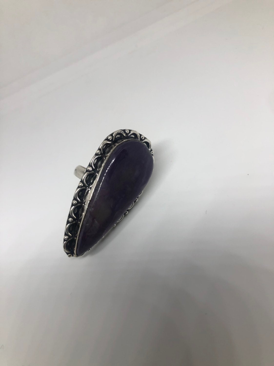 Vintage Purple Genuine Soujalite Ring