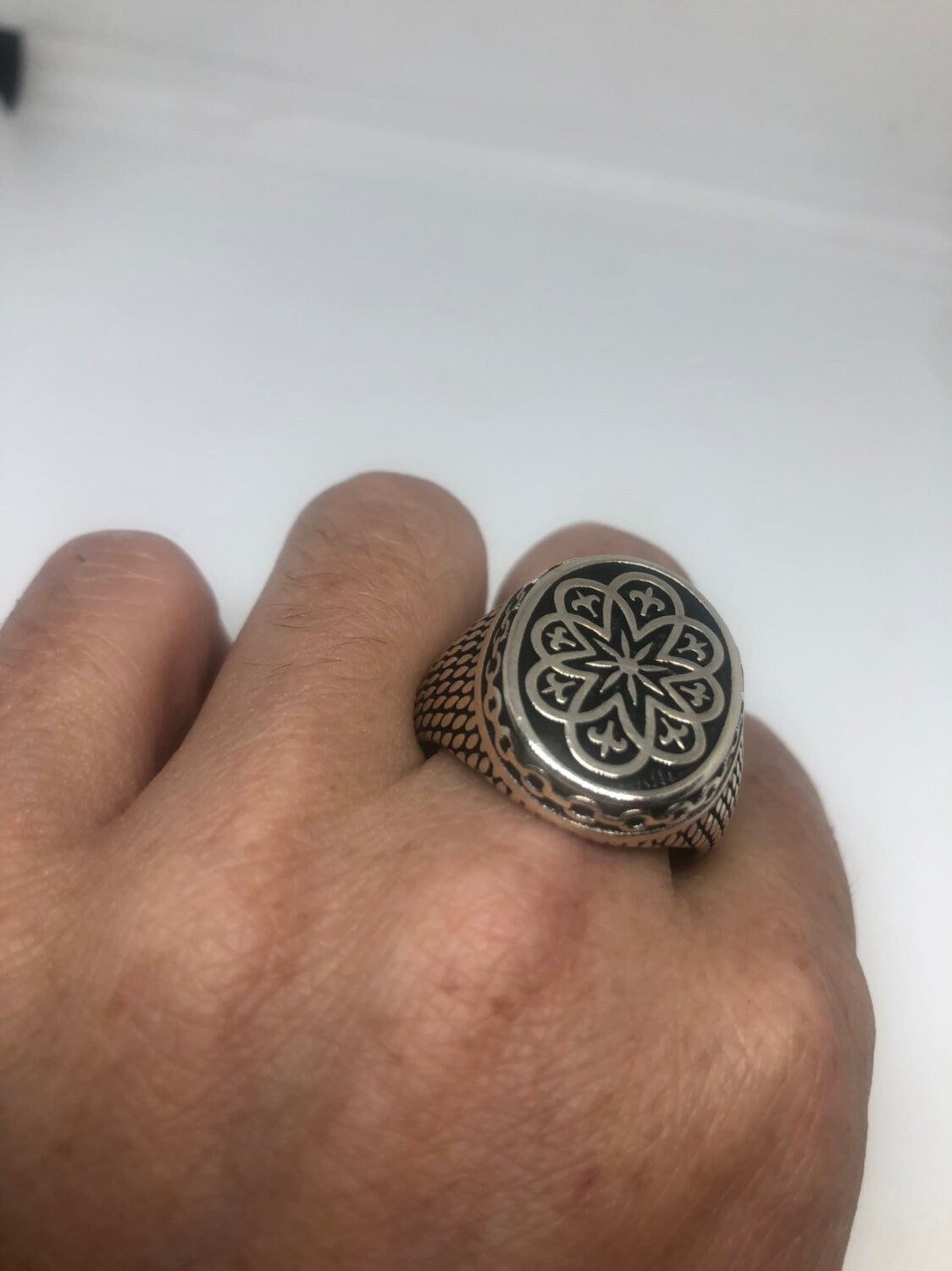 Vintage Celtic 925 Sterling Silver Ring