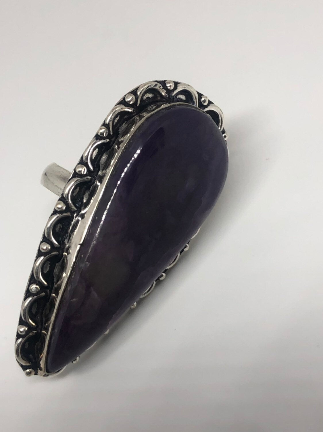 Vintage Purple Genuine Soujalite Ring
