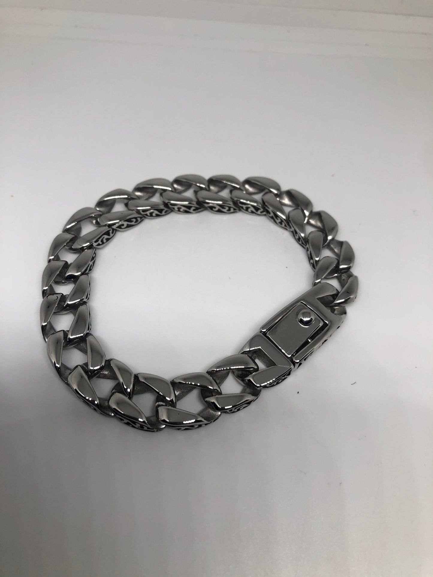 Vintage Style Unisex Men Stainless Steel Bracelet