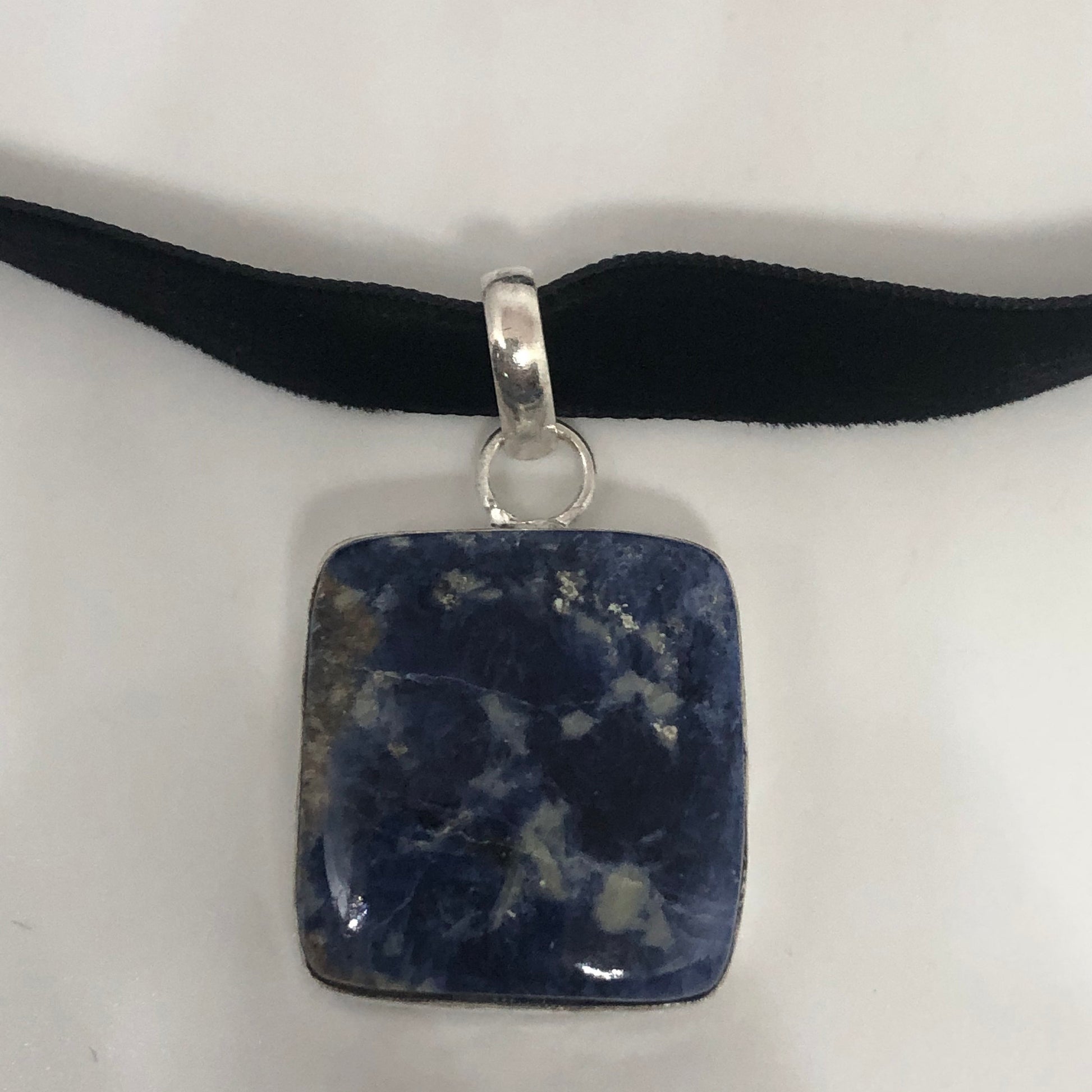 Vintage Blue Lapis Choker Necklace