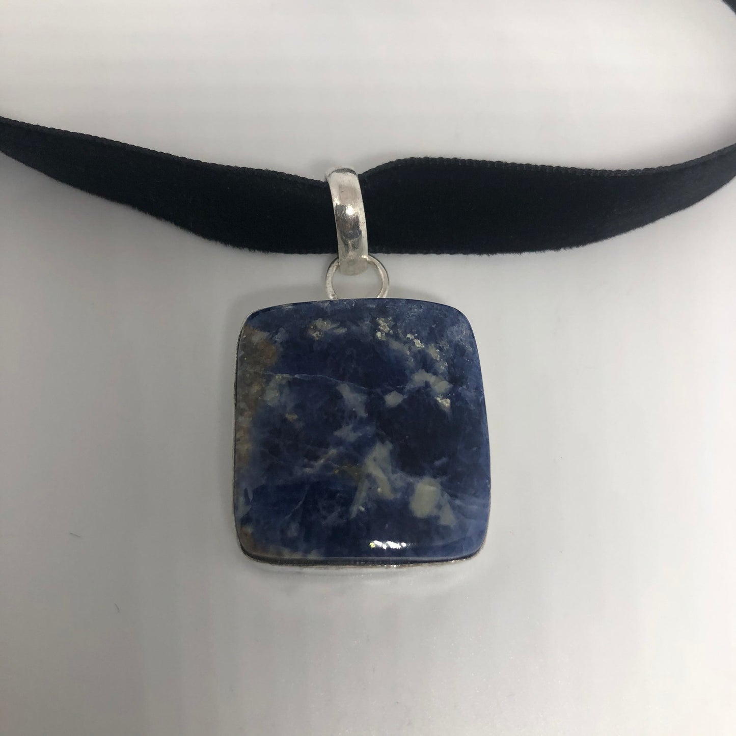 Vintage Blue Lapis Choker Necklace