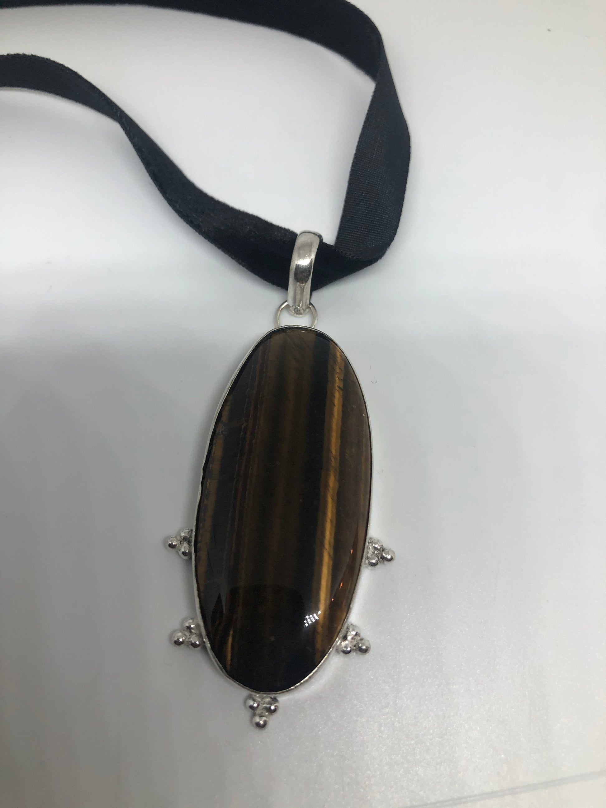 Vintage Tigers eye Necklace Choker