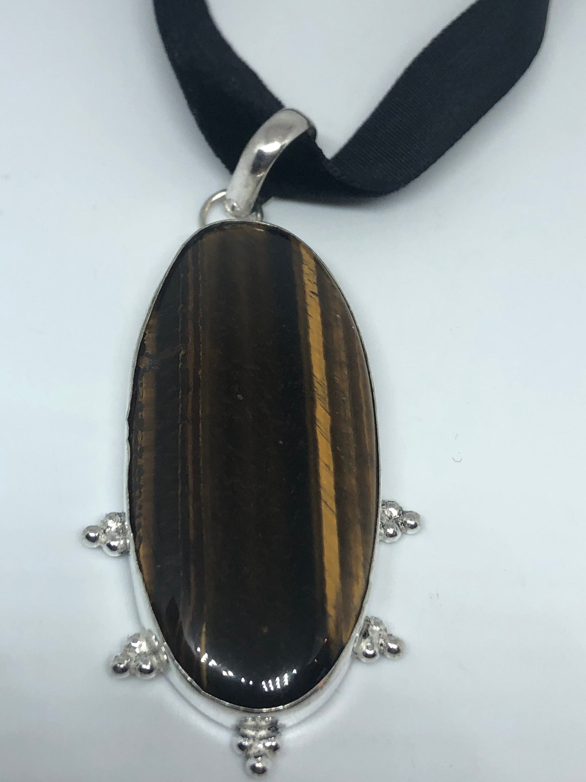 Vintage Tigers eye Necklace Choker