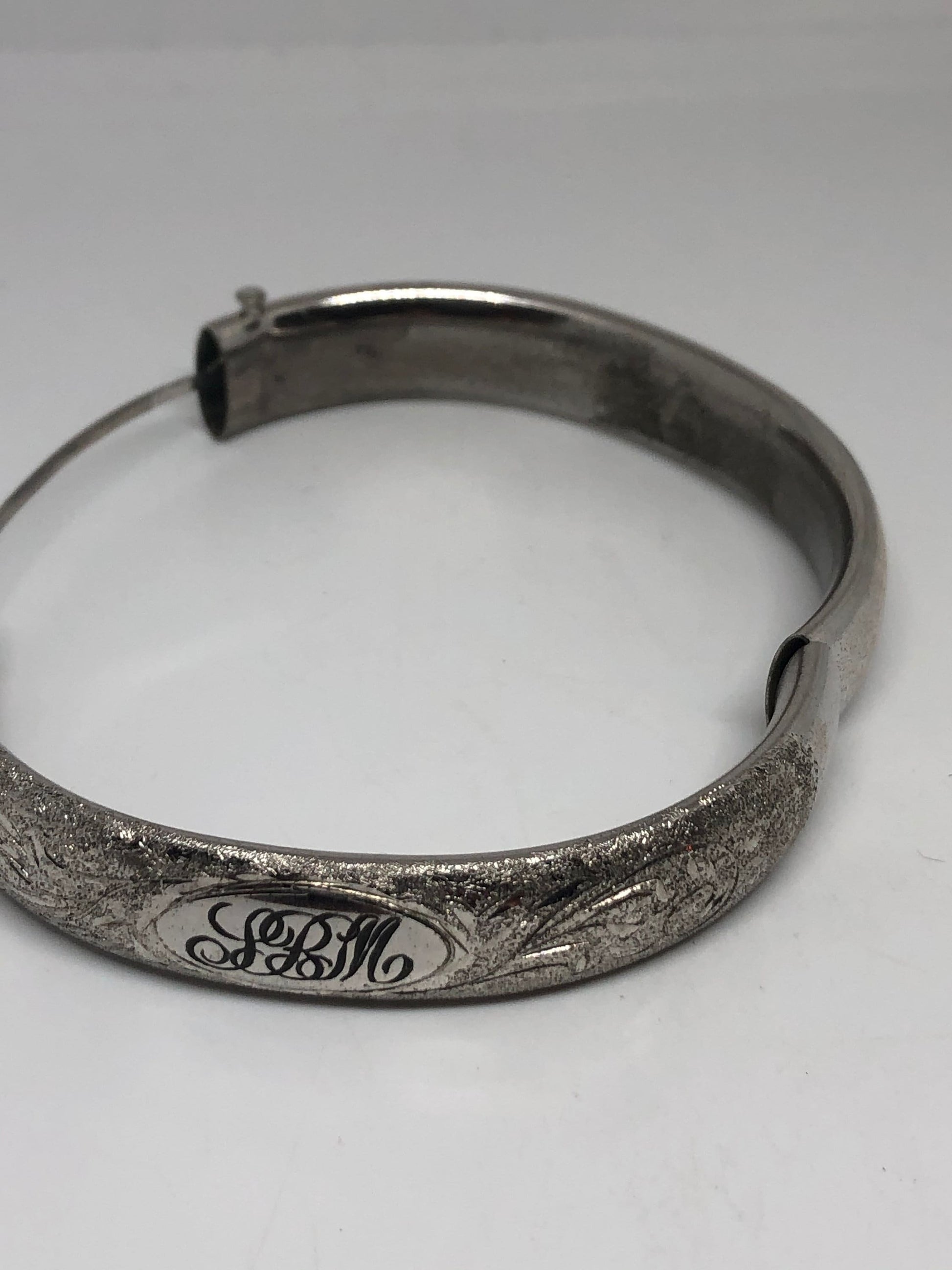 Vintage Bangle Bracelet 925 Sterling Silver