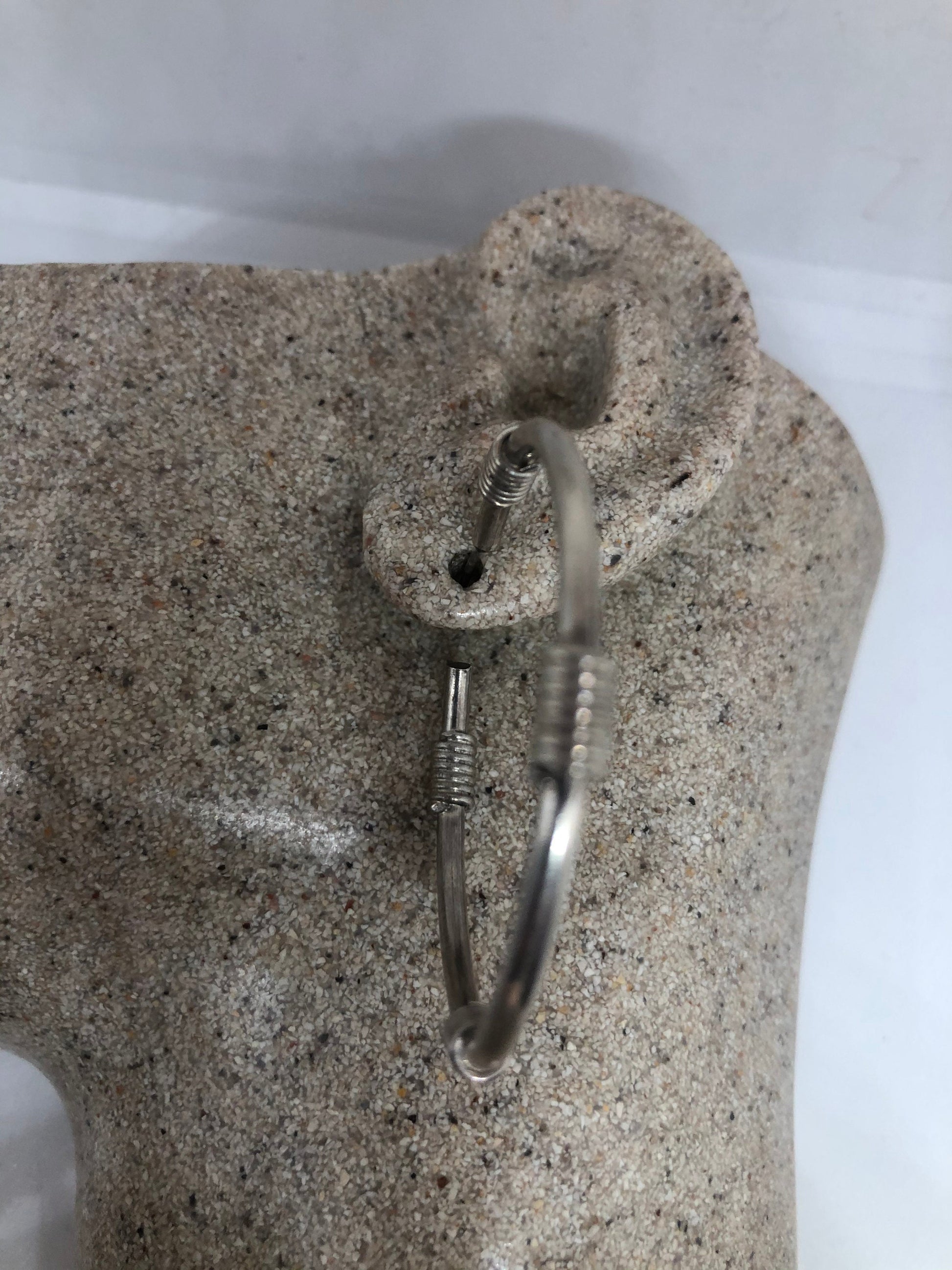 Vintage Sterling Silver Hoop Earrings