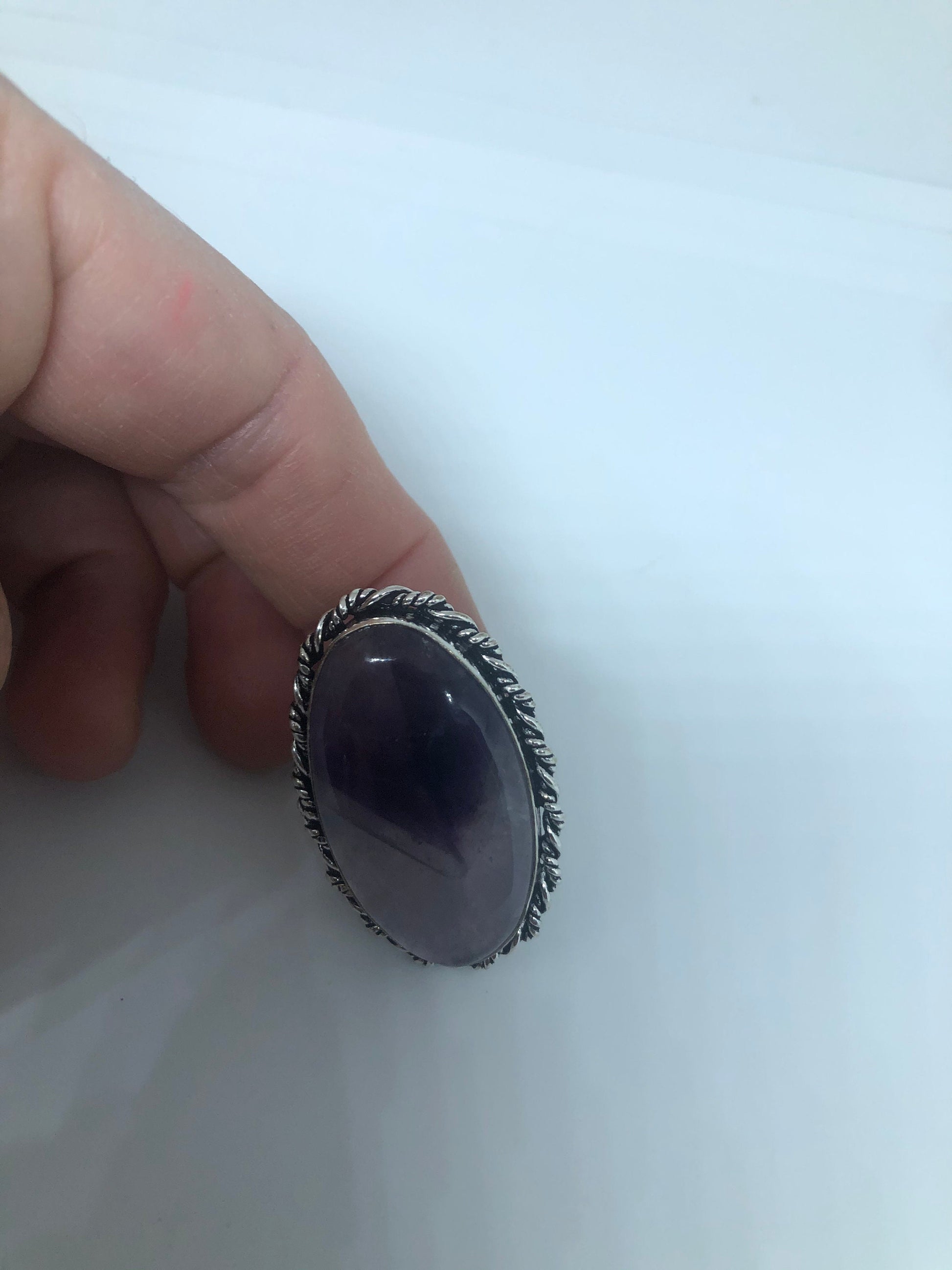 Vintage Purple Genuine Amethyst Ring Size 7