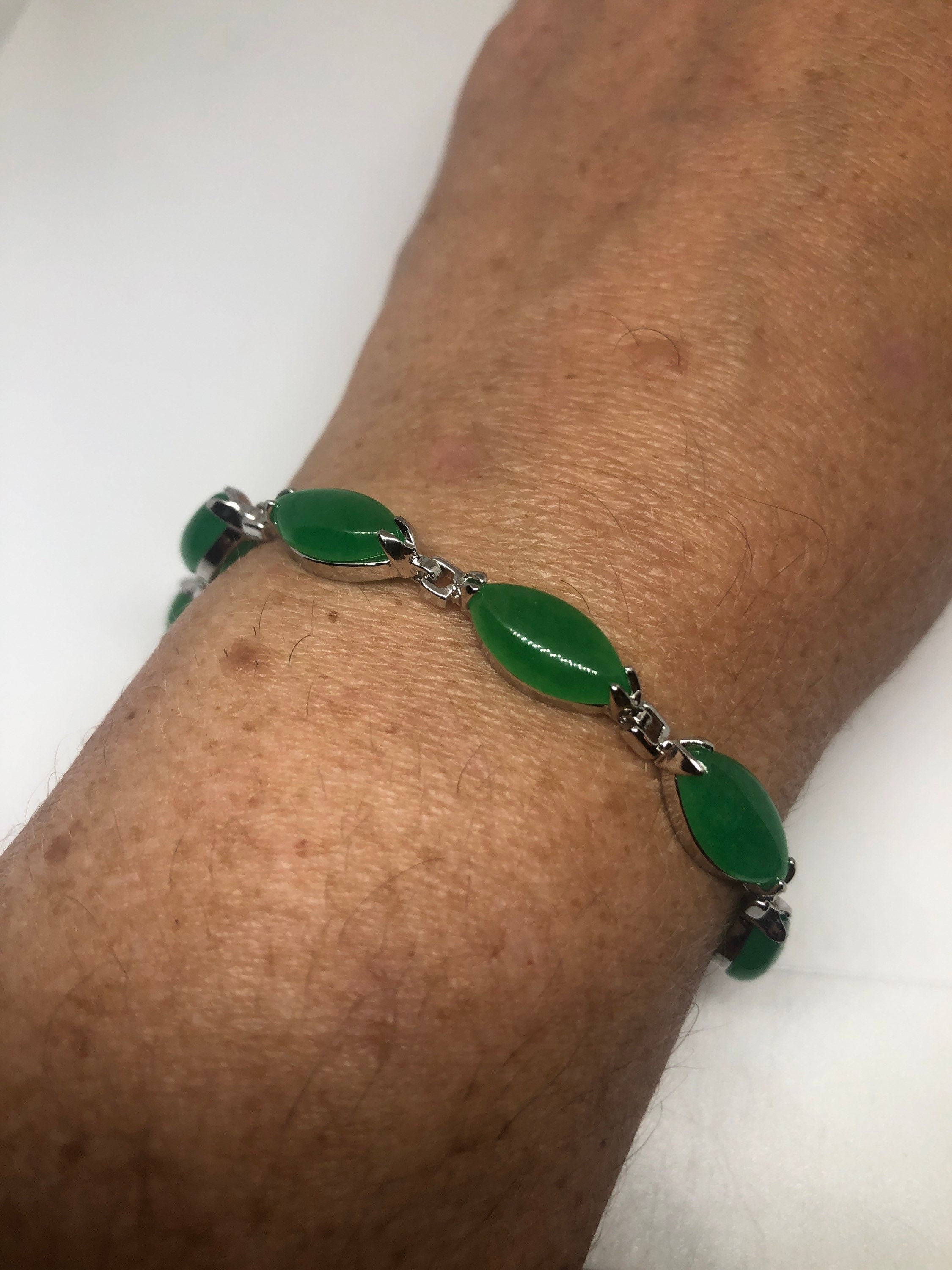 Vintage jade bracelet sales