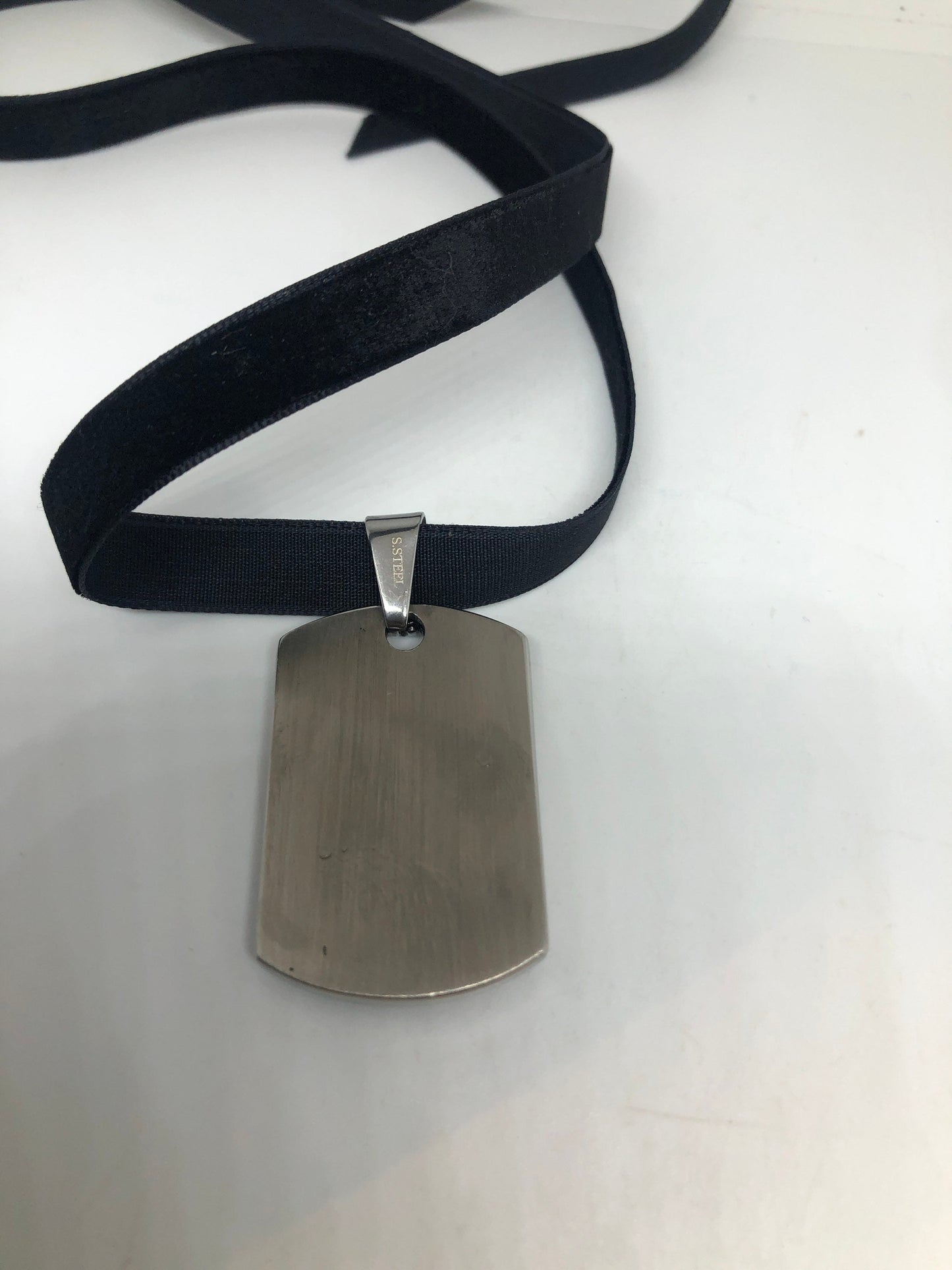 Vintage Stainless Steel Ankh Pendant Necklace