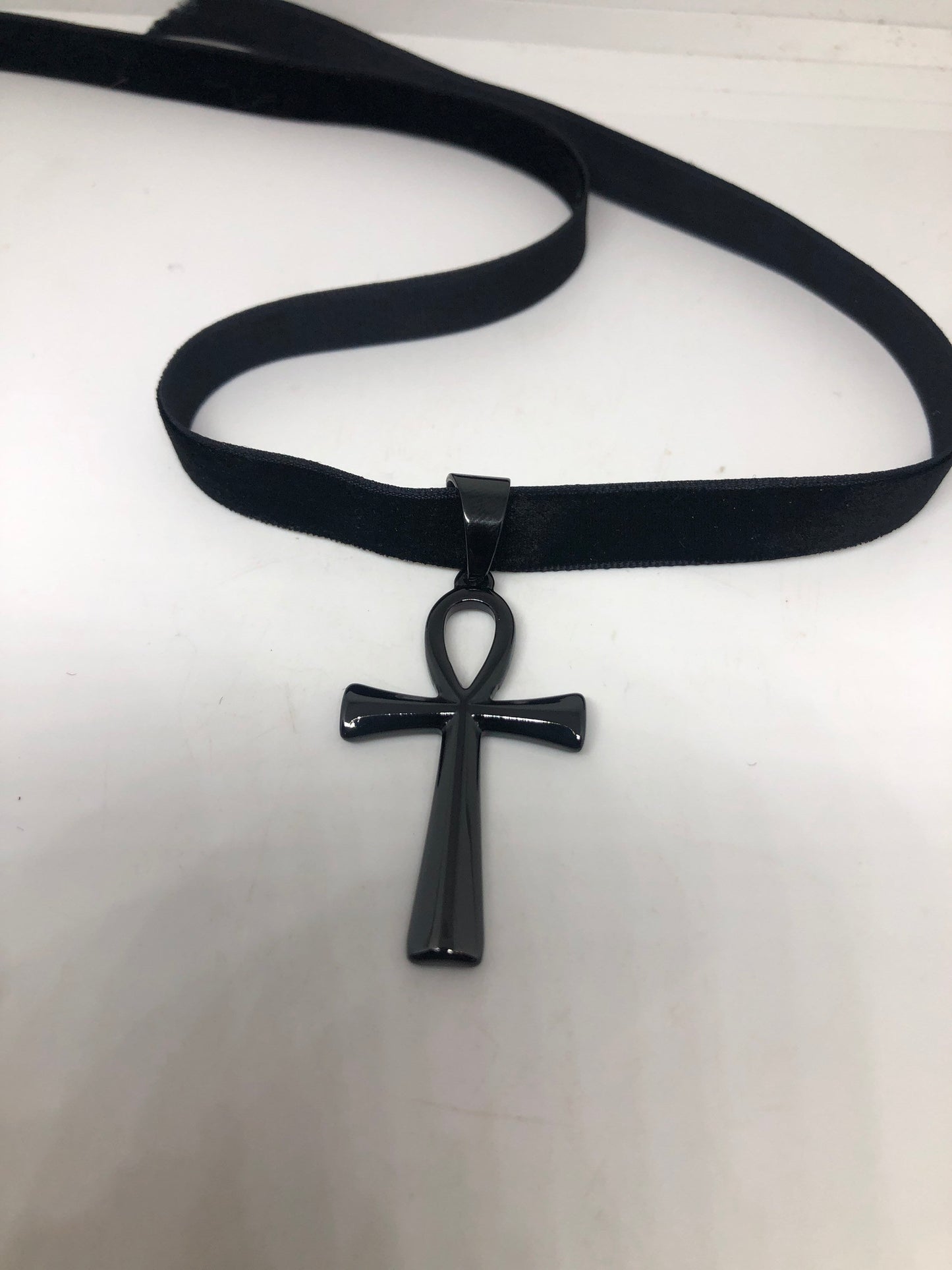 Egyptian Ankh Pendant Choker