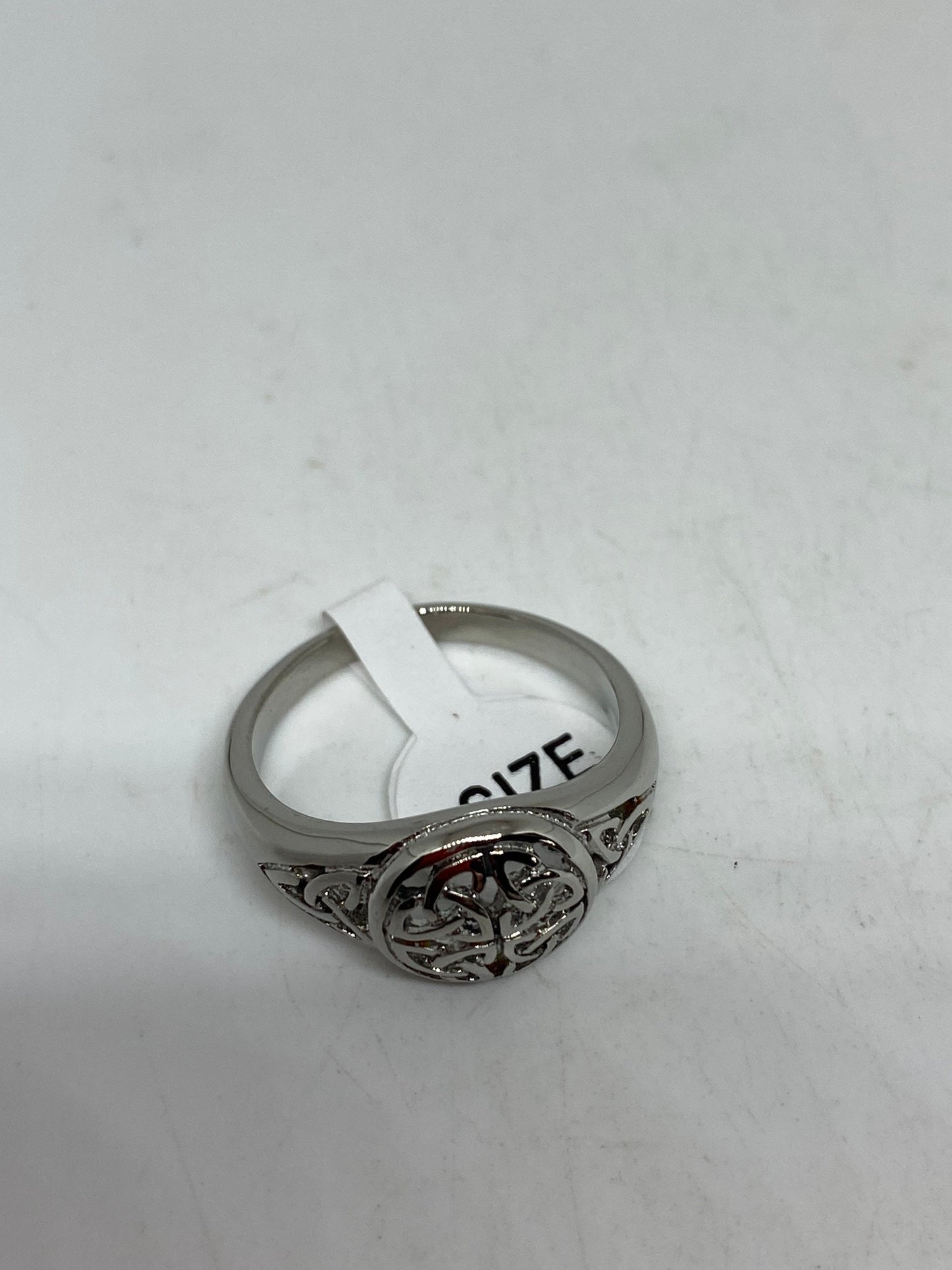 Vintage Celtic Knot stainless steel Band Ring