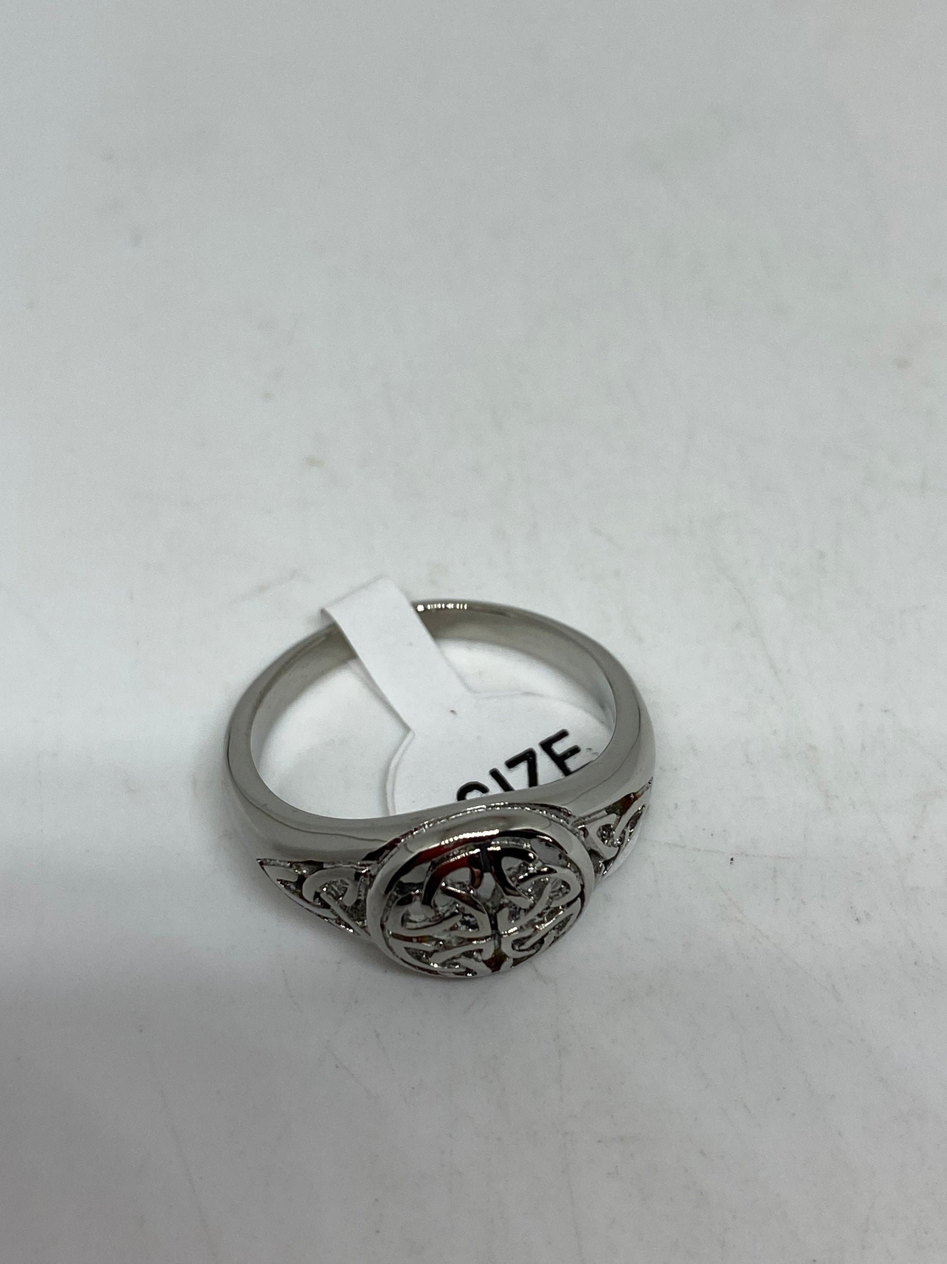 Vintage Celtic Knot stainless steel Band Ring