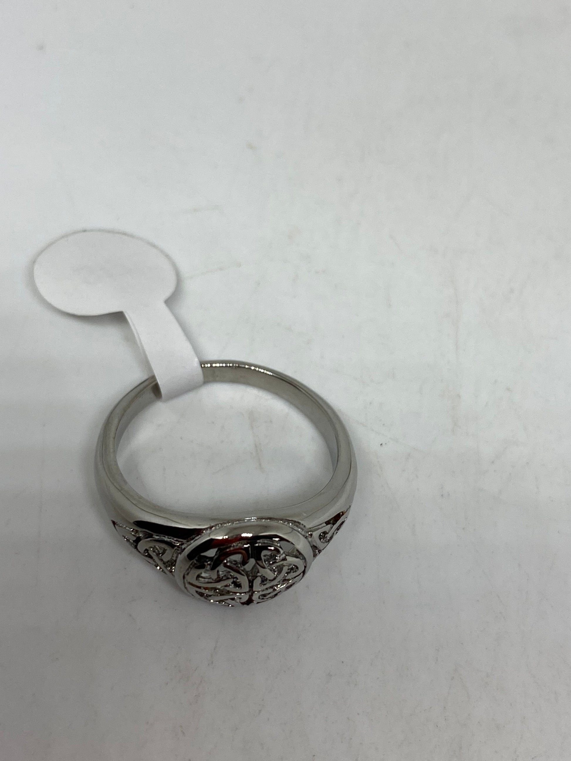 Vintage Celtic Knot stainless steel Band Ring