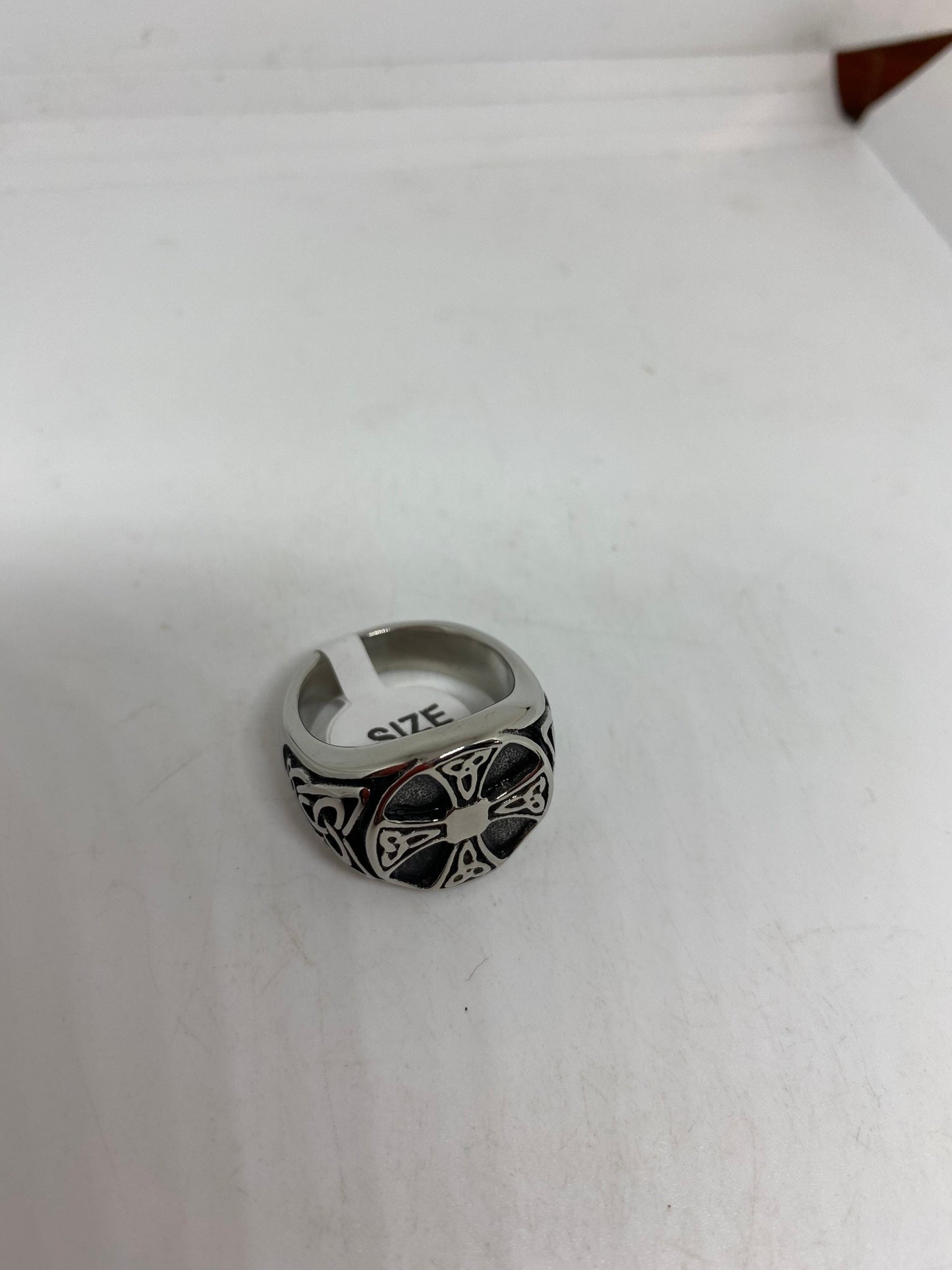 Vintage Celtic Knot stainless steel Band Ring