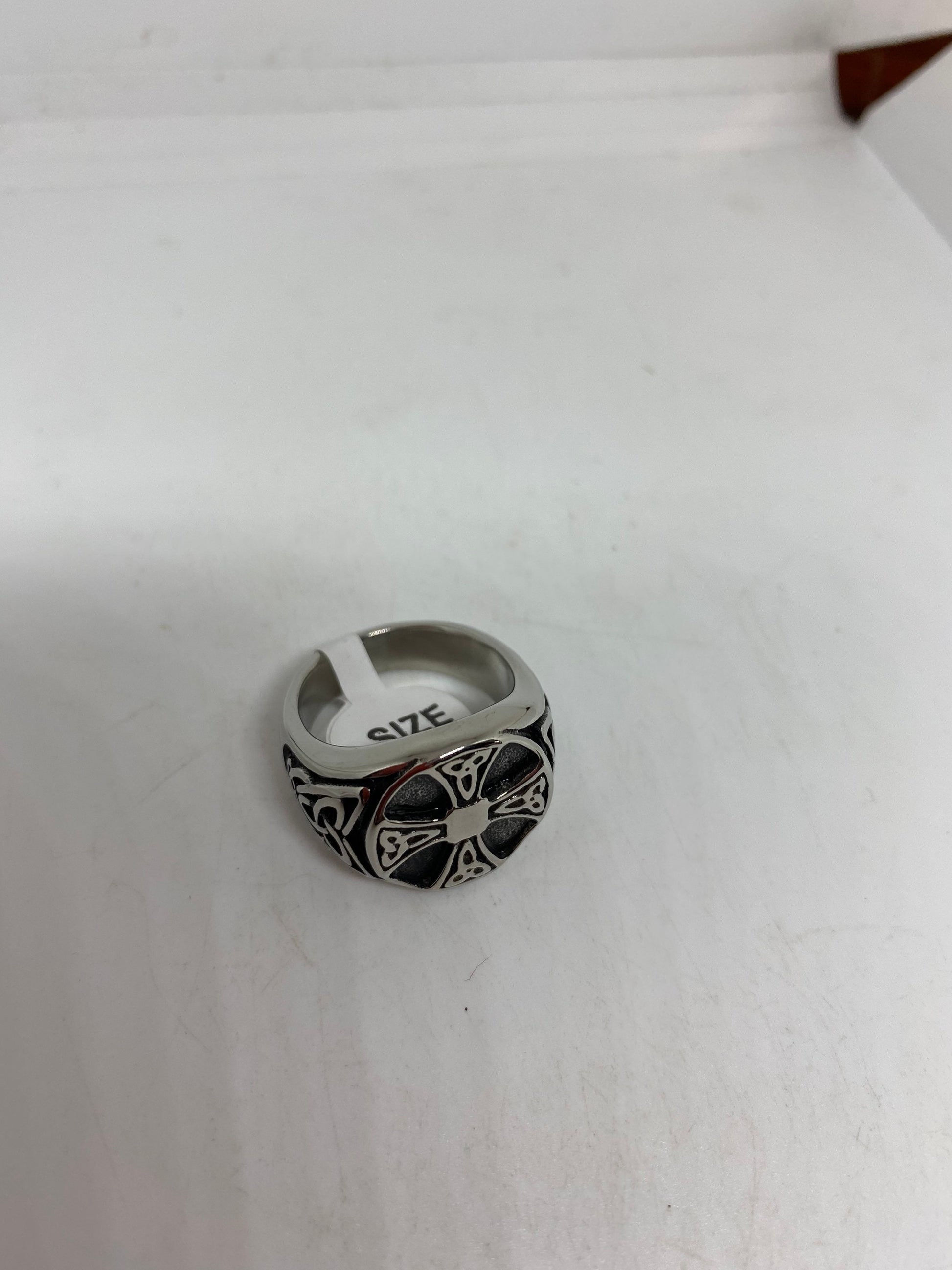 Vintage Celtic Knot stainless steel Band Ring