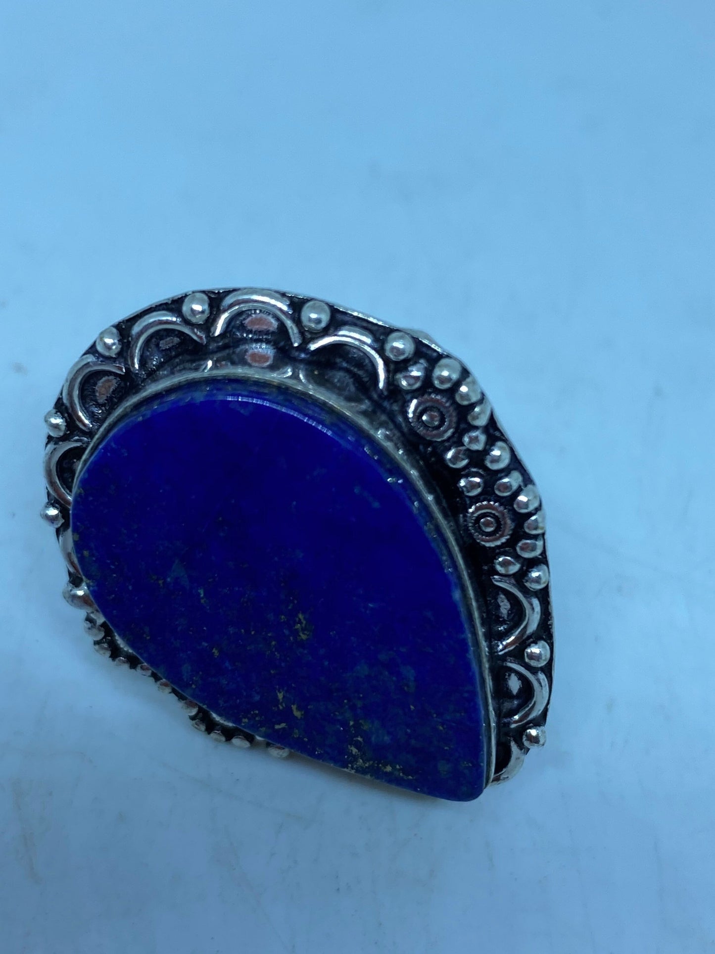 Vintage Blue Genuine Lapis Lazuli Ring