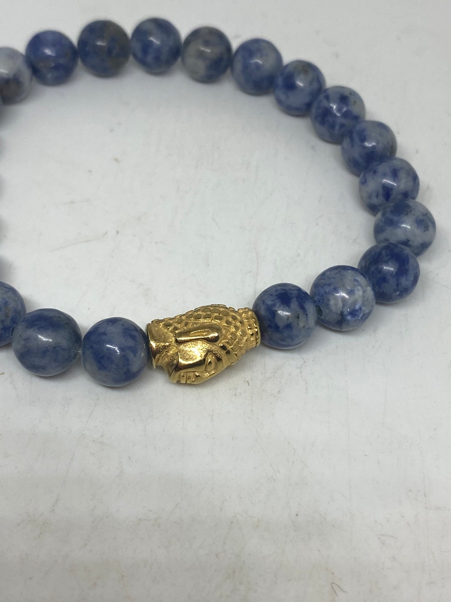 Vintage Style Unisex Mens Stretch Buddha Bracelet