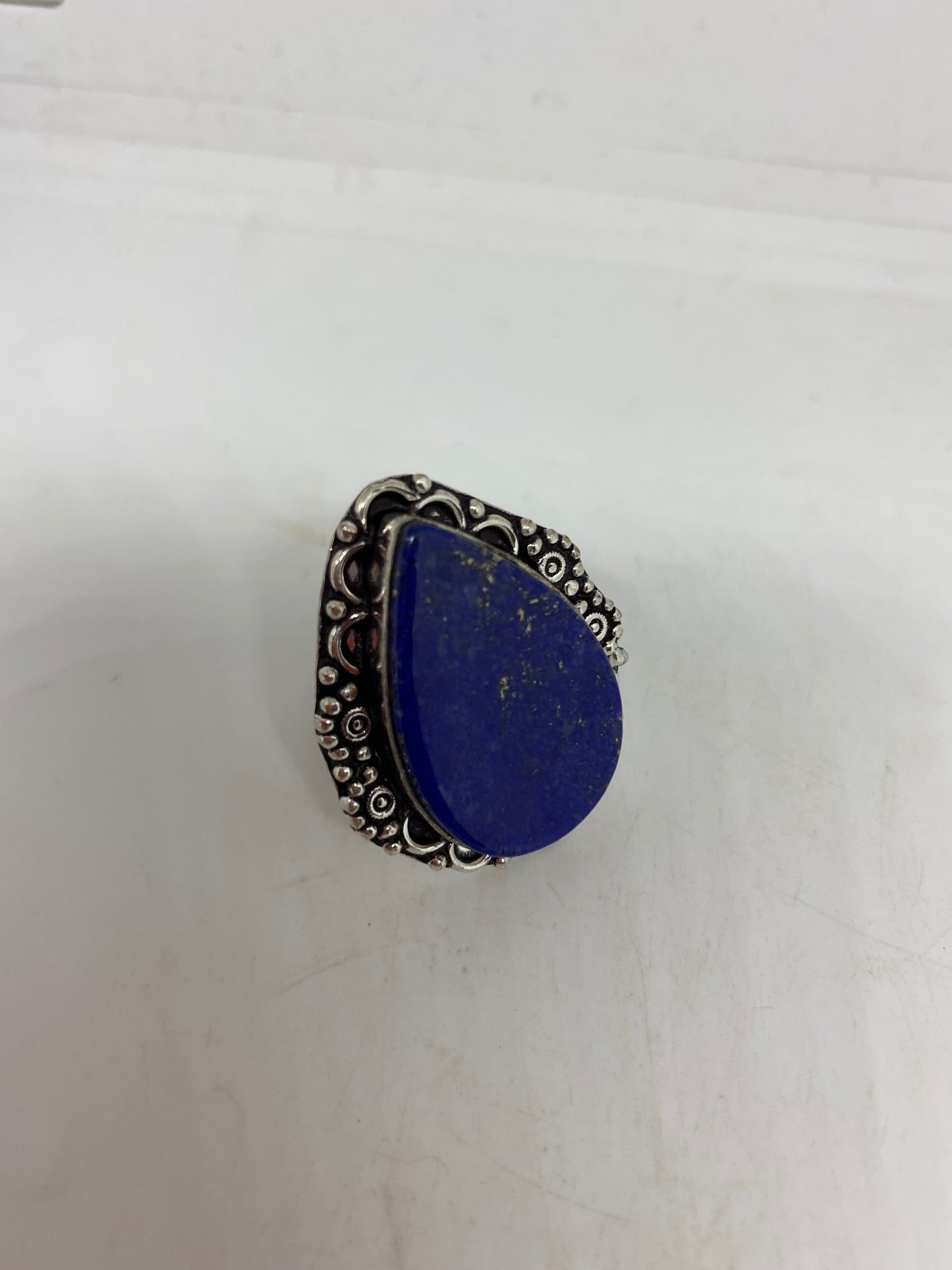 Vintage Blue Genuine Lapis Lazuli Ring