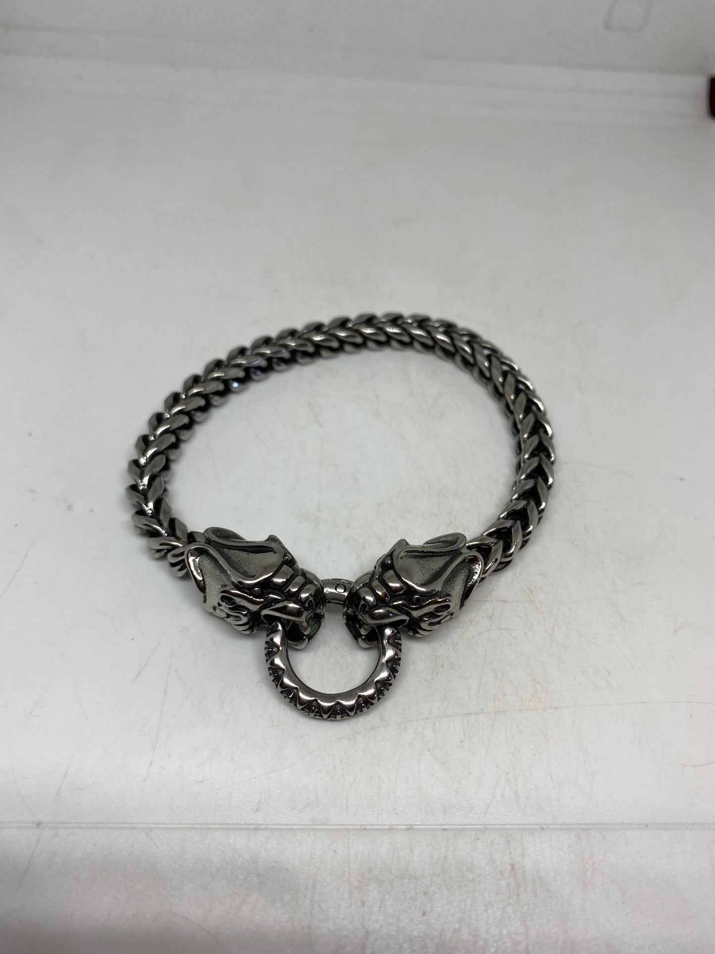 Vintage Style Lion Unisex Mens Bracelet