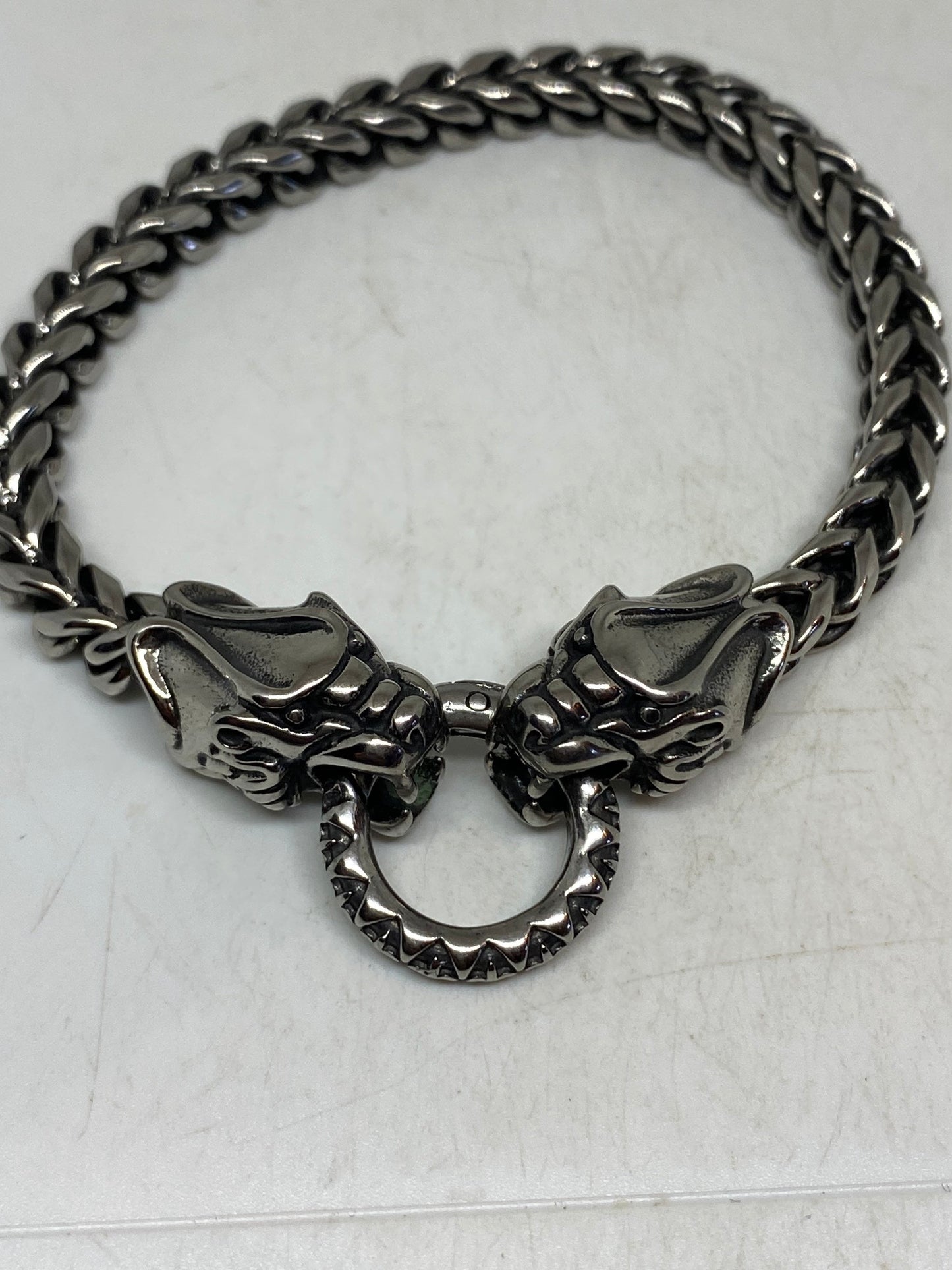 Vintage Style Lion Unisex Mens Bracelet