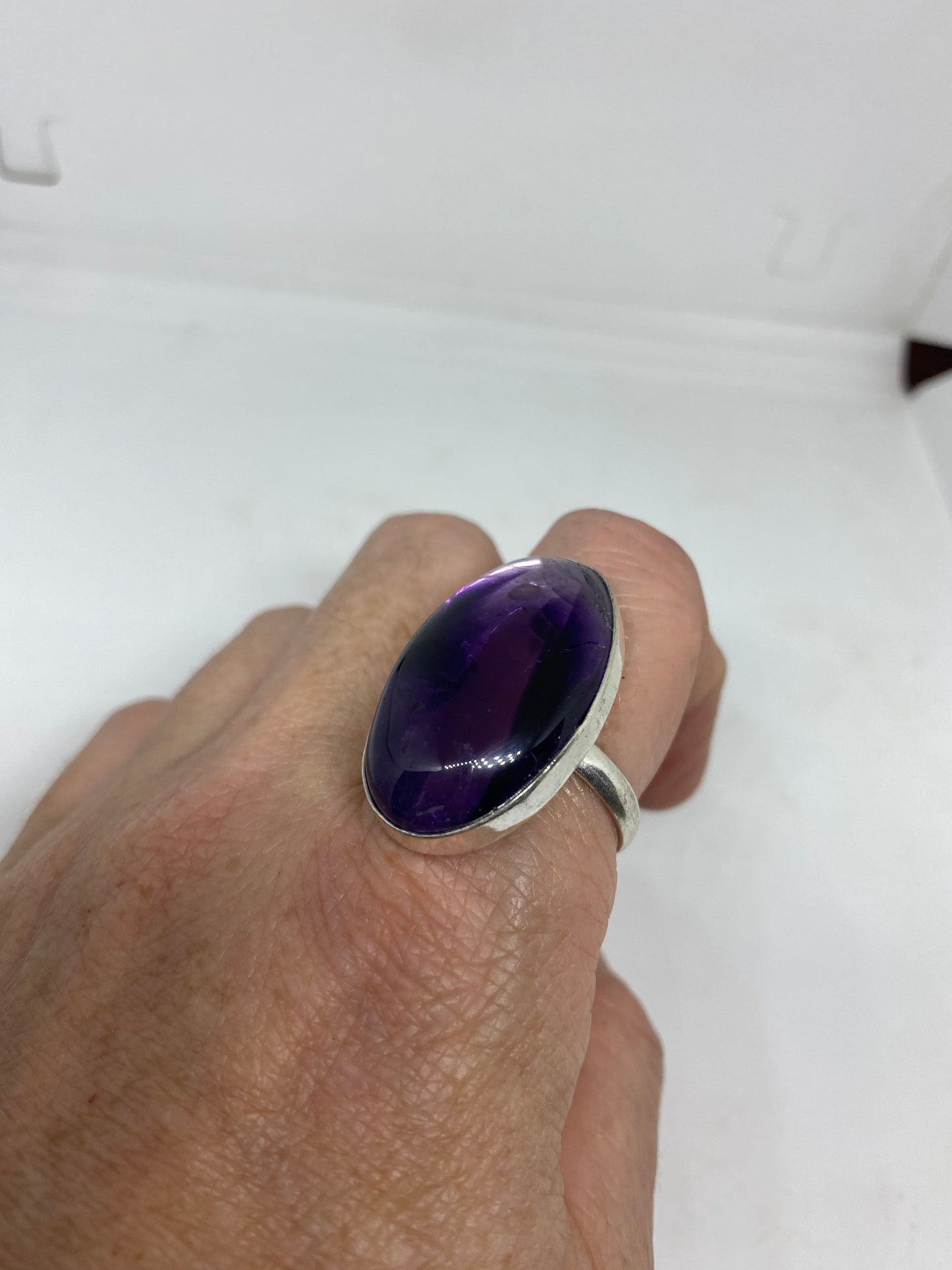 Vintage Genuine Amethyst ringsize 5.5